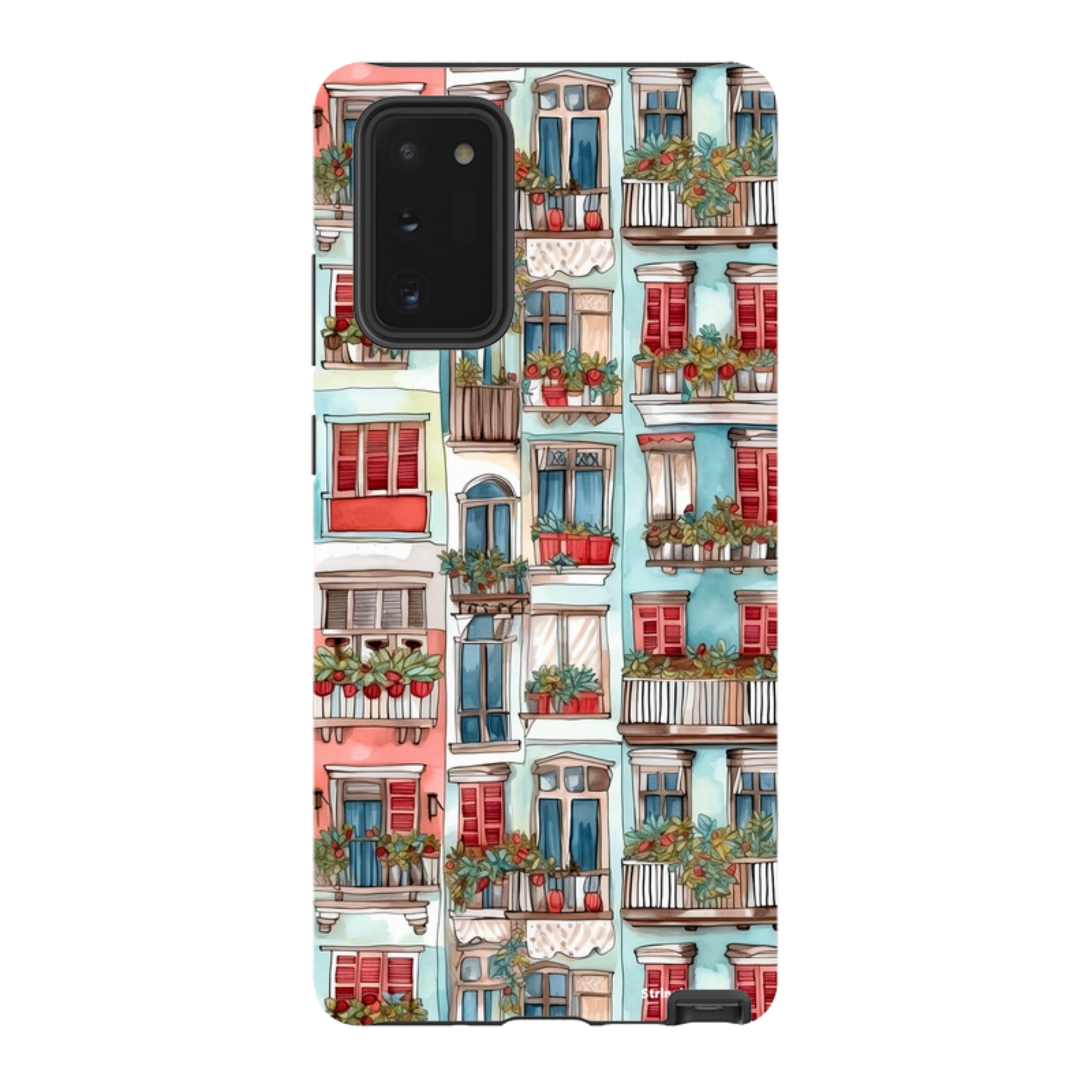 Samsung Tough Case - Floral Balcony