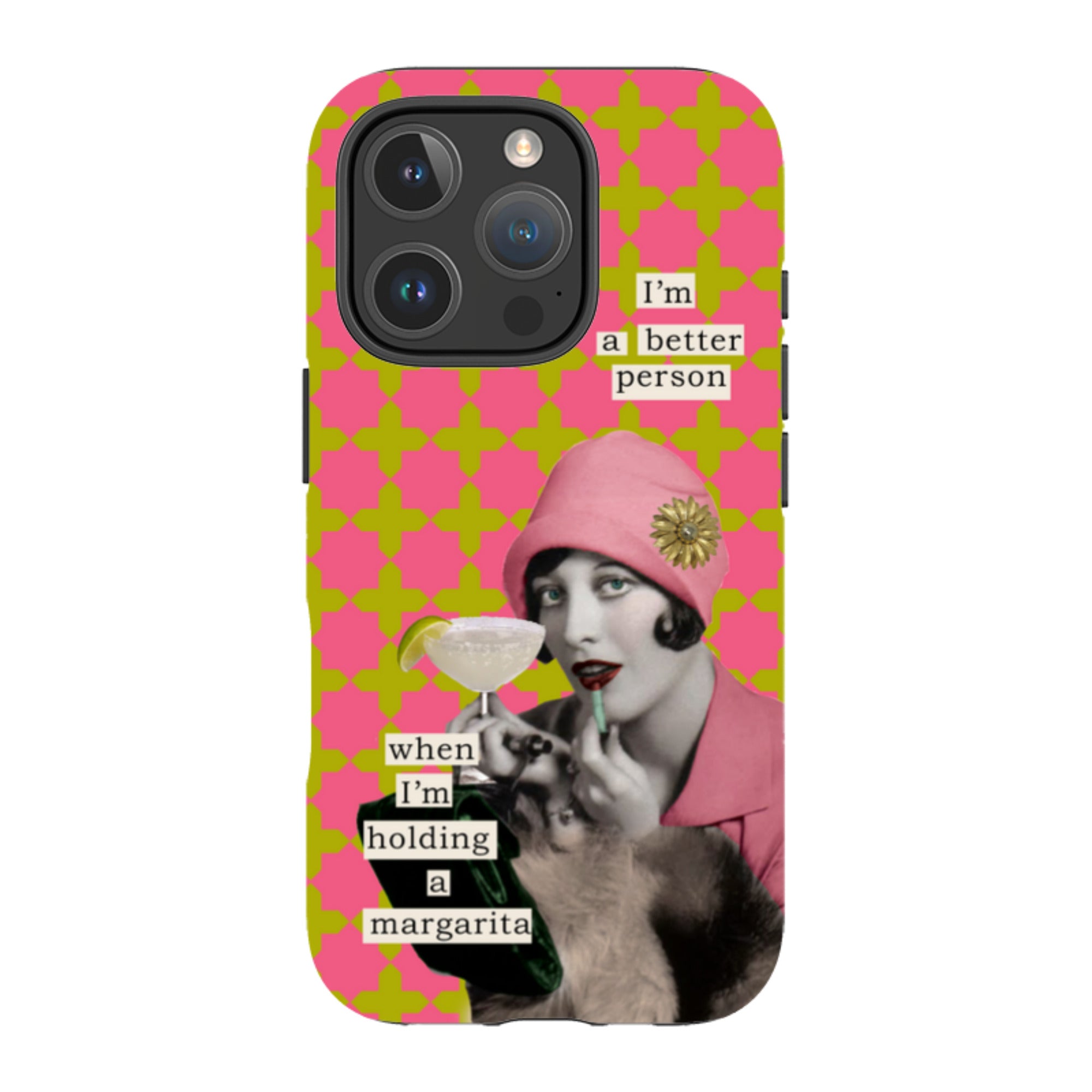 iPhone Tough Case - I'm A Better Person By Clare Jordan