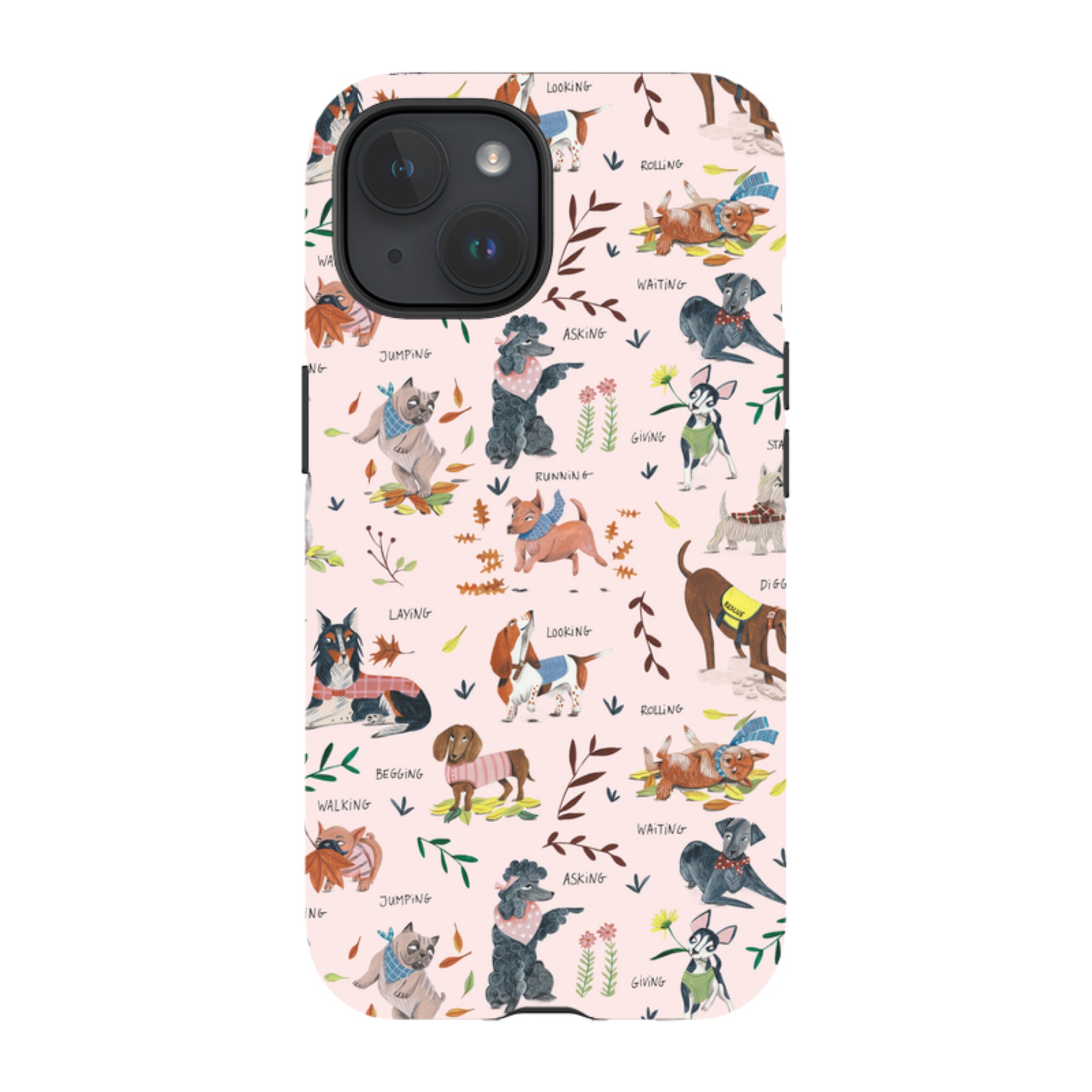 iPhone MagSafe Tough Case -  Dog Pattern By Caroline Bonne Muller