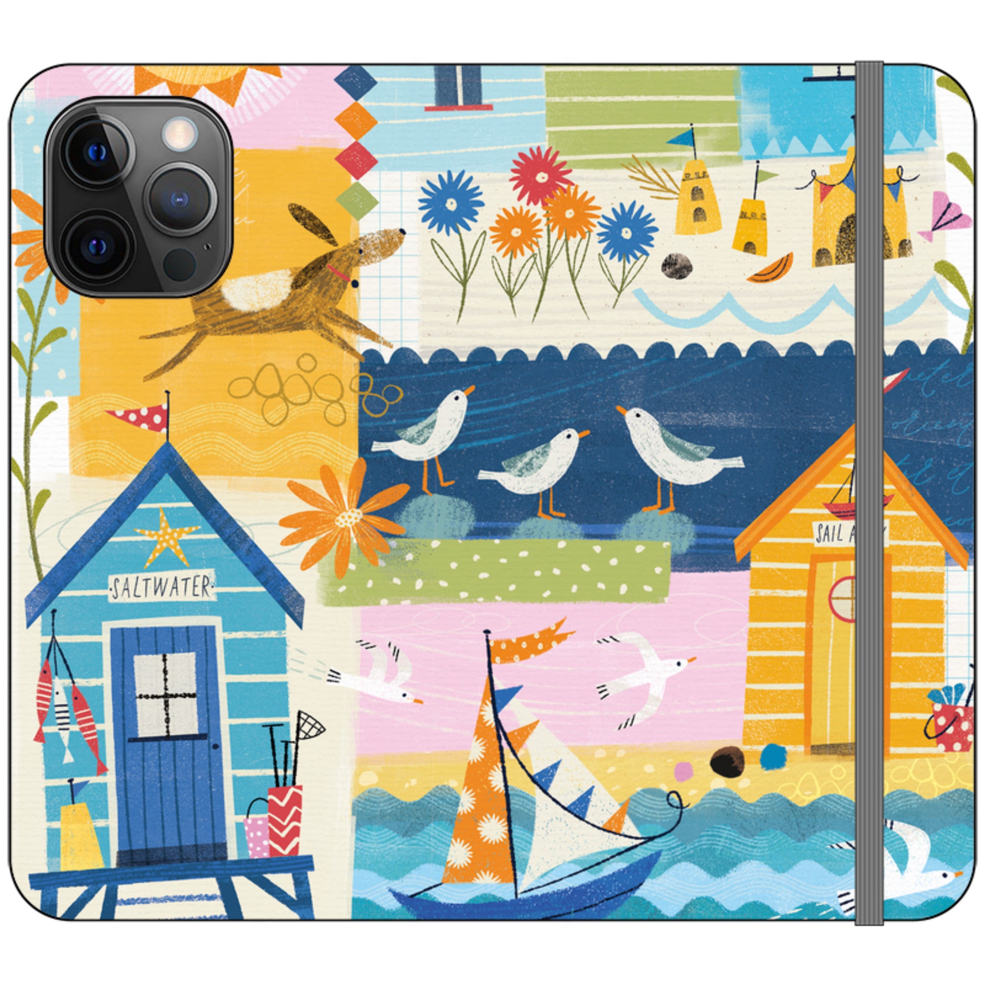 Sunny Days Wallet Case By Ali Brookes