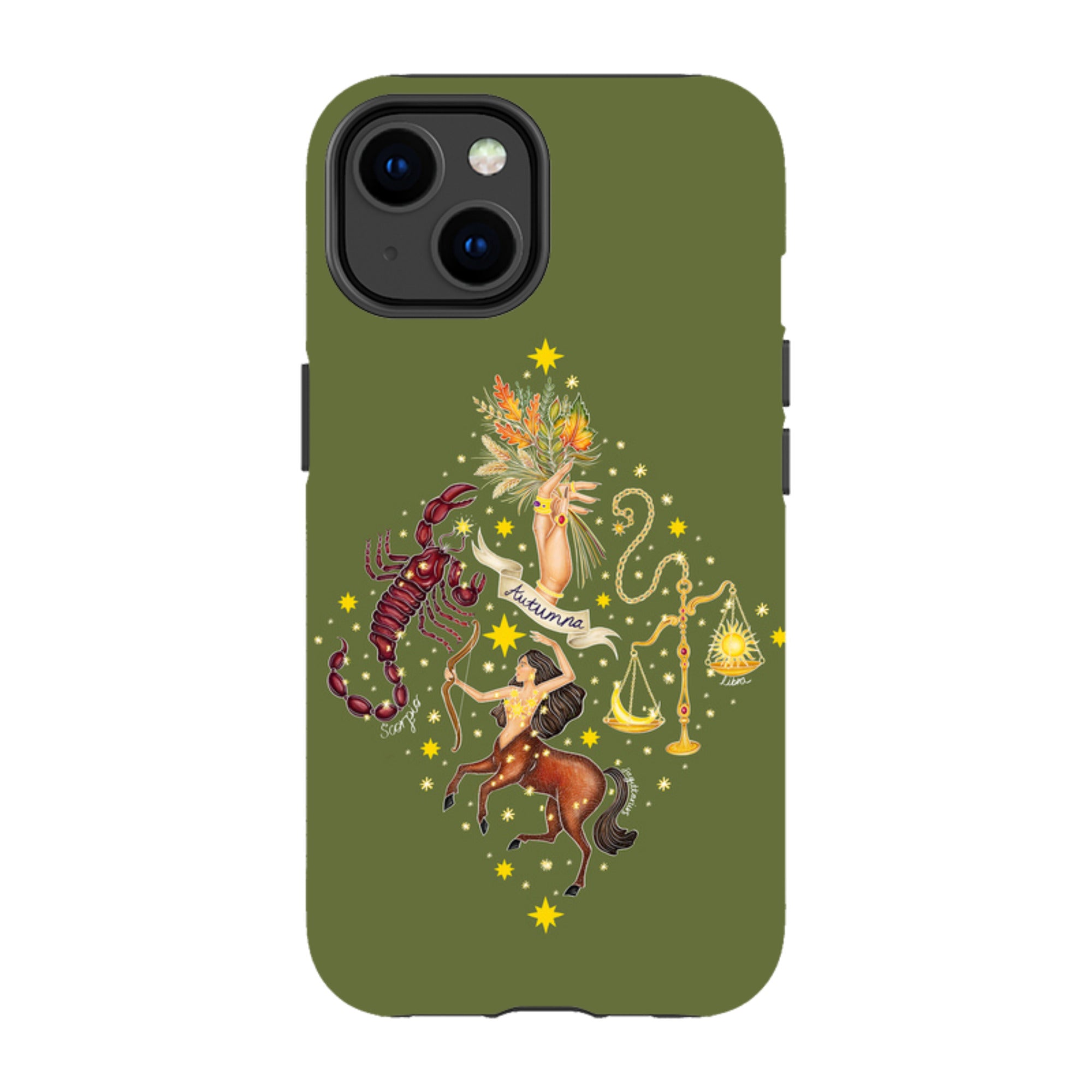 iPhone MagSafe Tough Case - Autumn Zodiac By Catherine Rowe