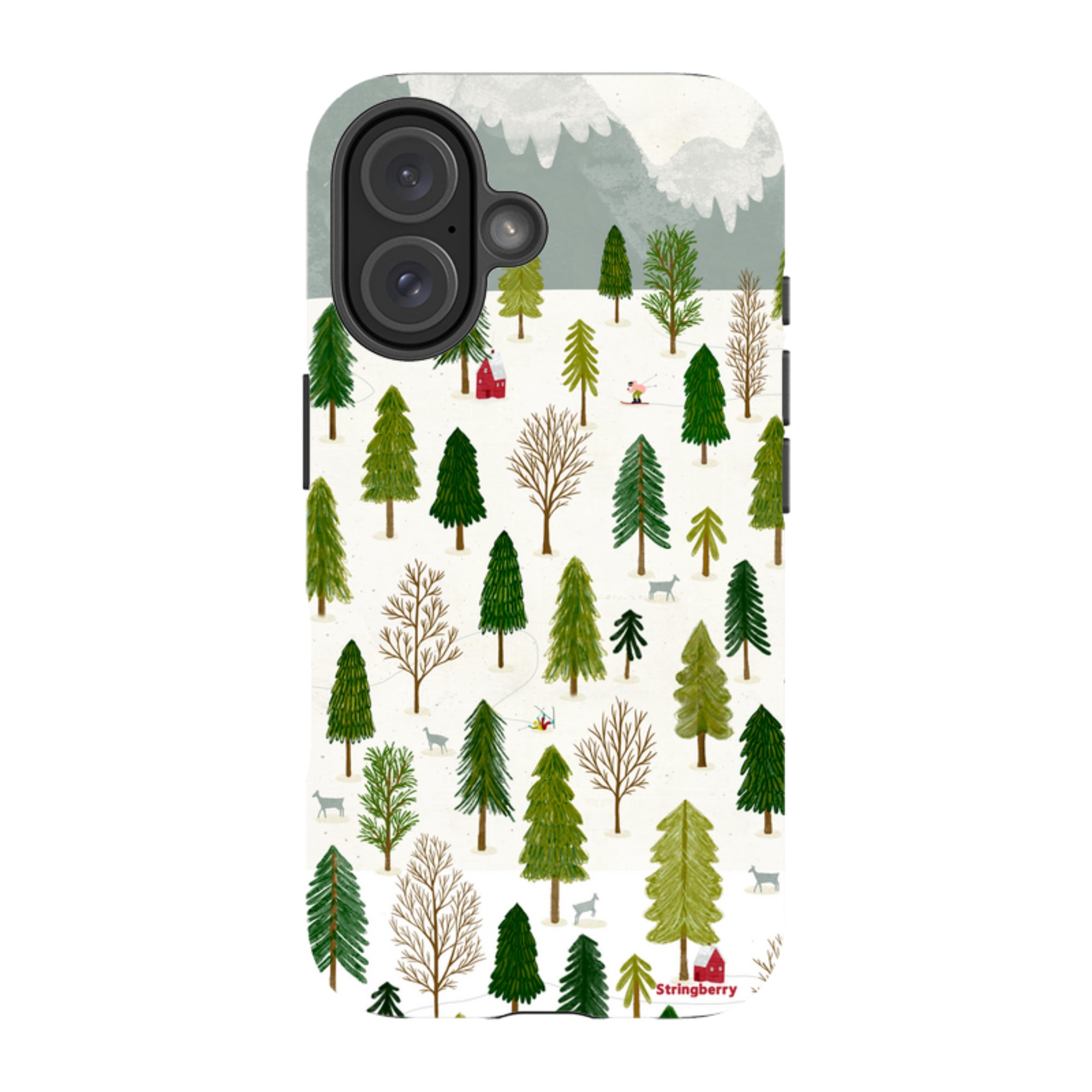 iPhone Tough Case - Winter Landscape III By Katherine Quinn