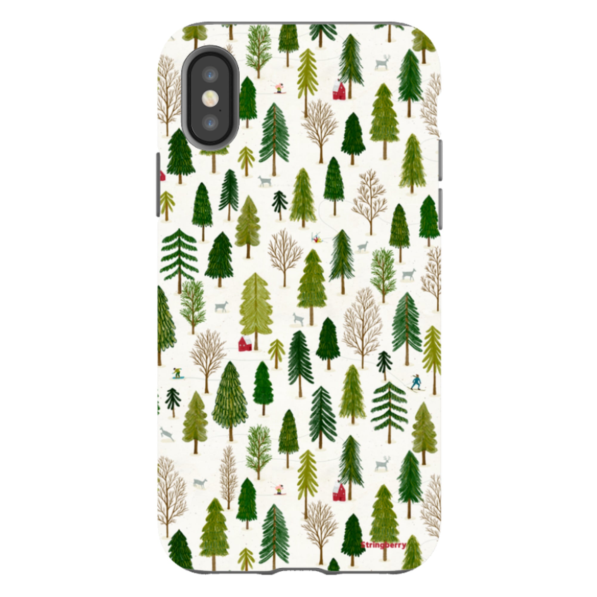 iPhone Tough Case - Winter Landscape IV By Katherine Quinn