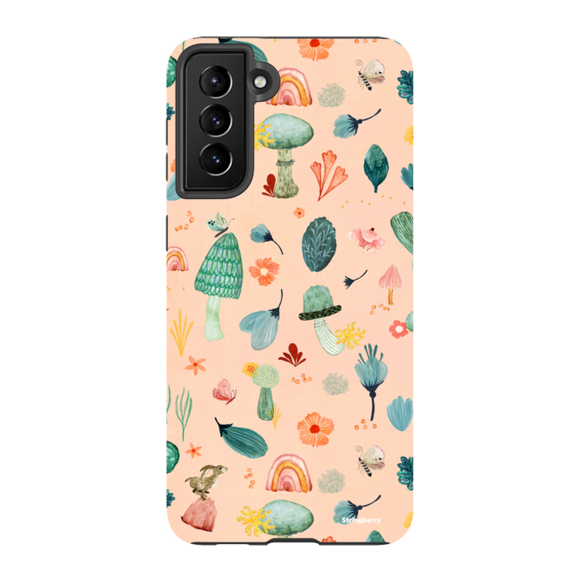 Samsung Tough Case - Mushroom World Pink By Katherine Quinn