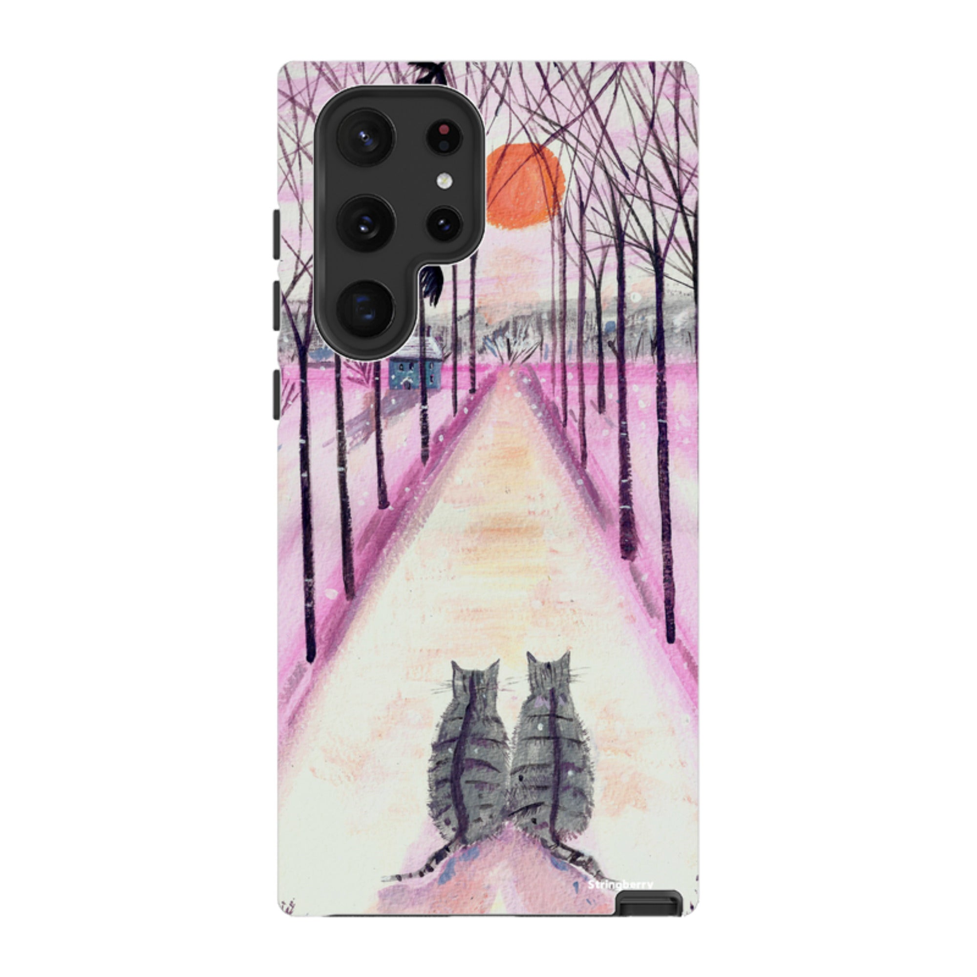 Samsung Tough Case - Winter Cats By Mary Stubberfield