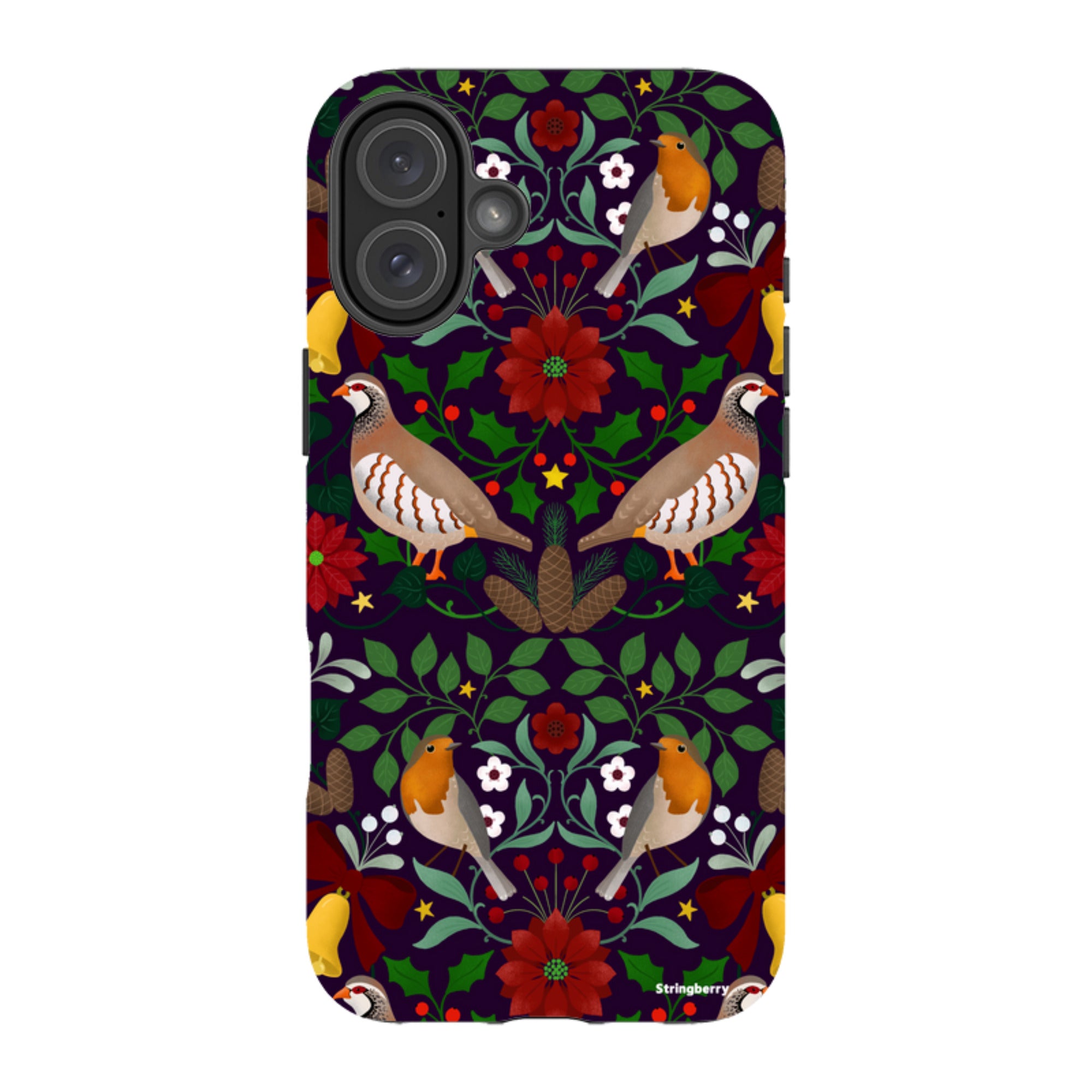 iPhone Tough Case - Xmas Pattern III By Bex Parkin
