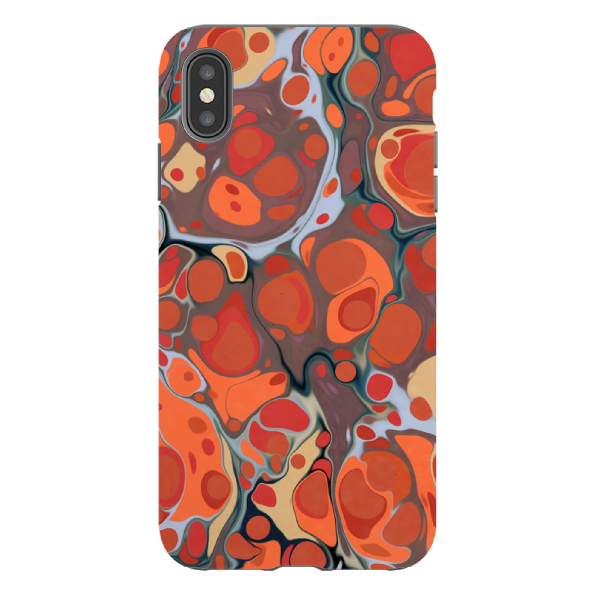 iPhone Tough Case - Flaming Volcano