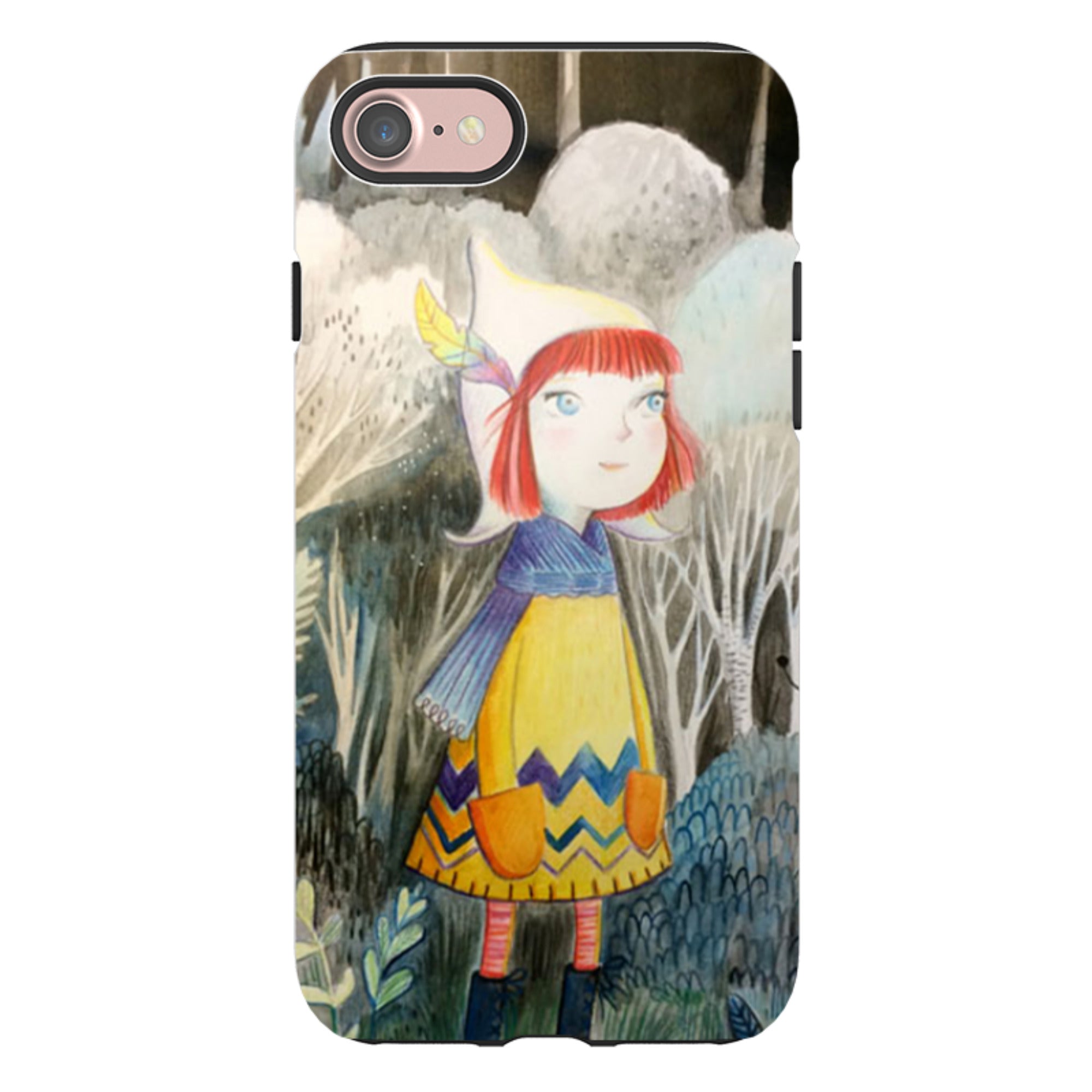 iPhone Tough Case - Honeykeys Girl By Mia Underwood