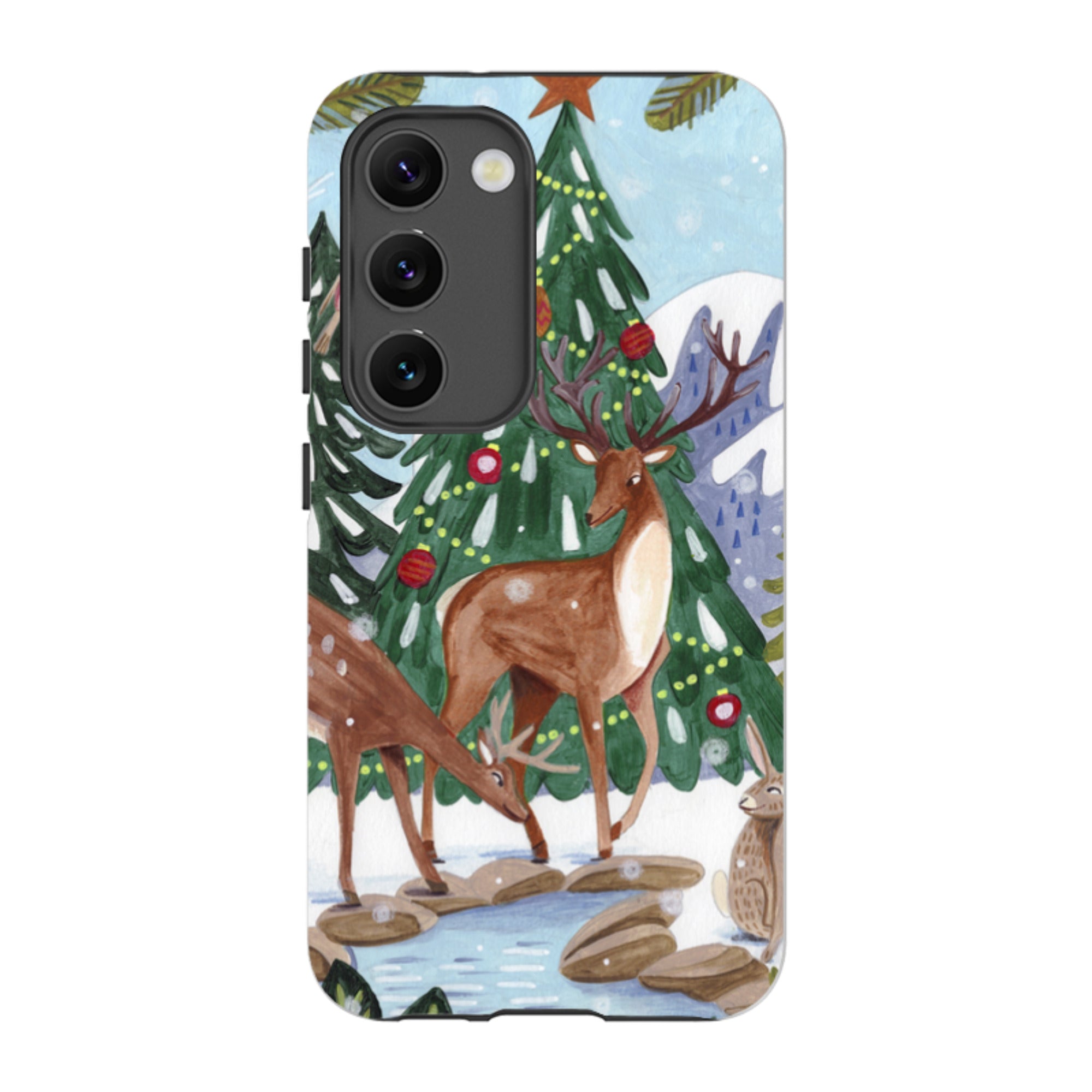 Samsung Tough Case - Winter Forest By Caroline Bonne Muller