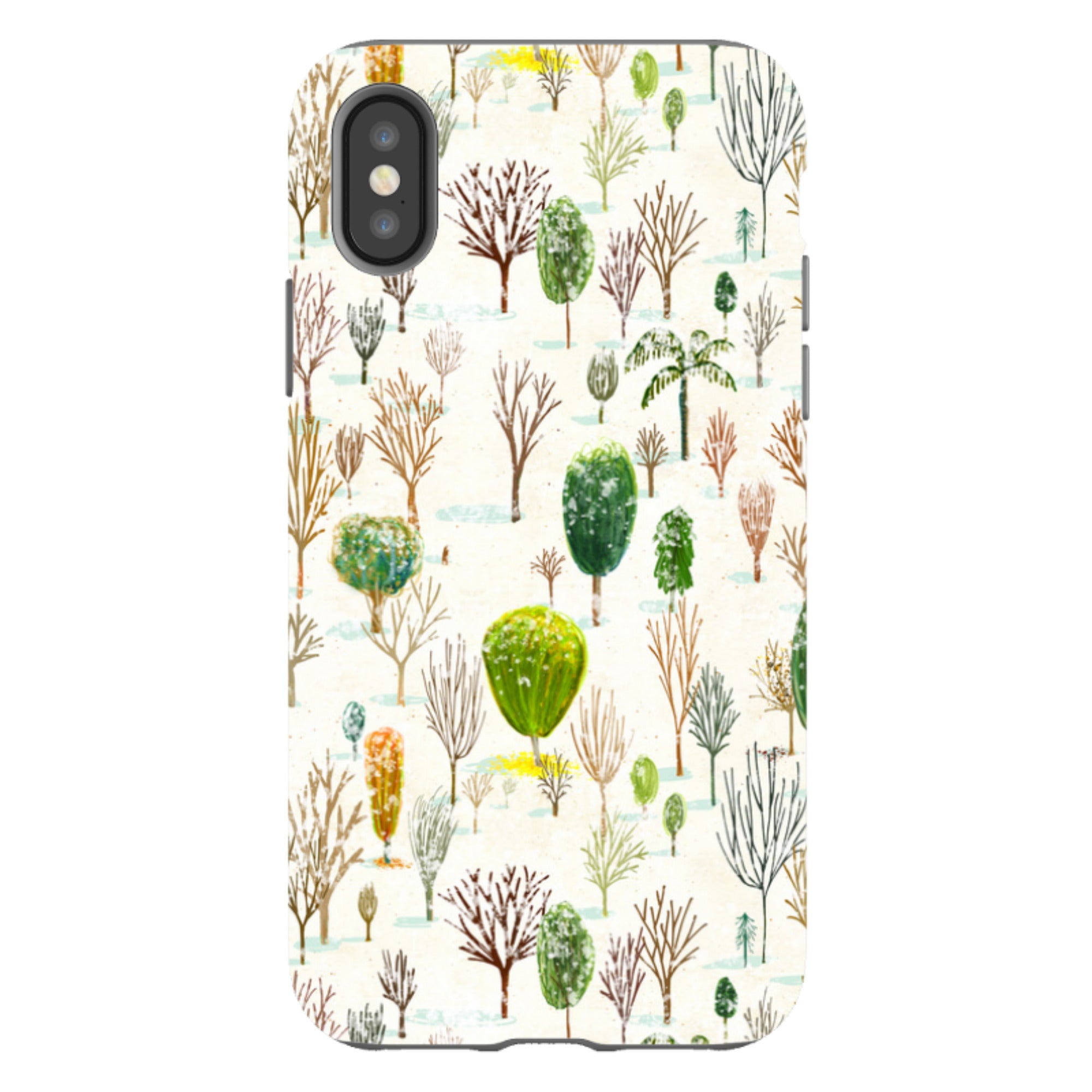 iPhone Tough Case - Winter In The Arboretum By Katherine Quinn
