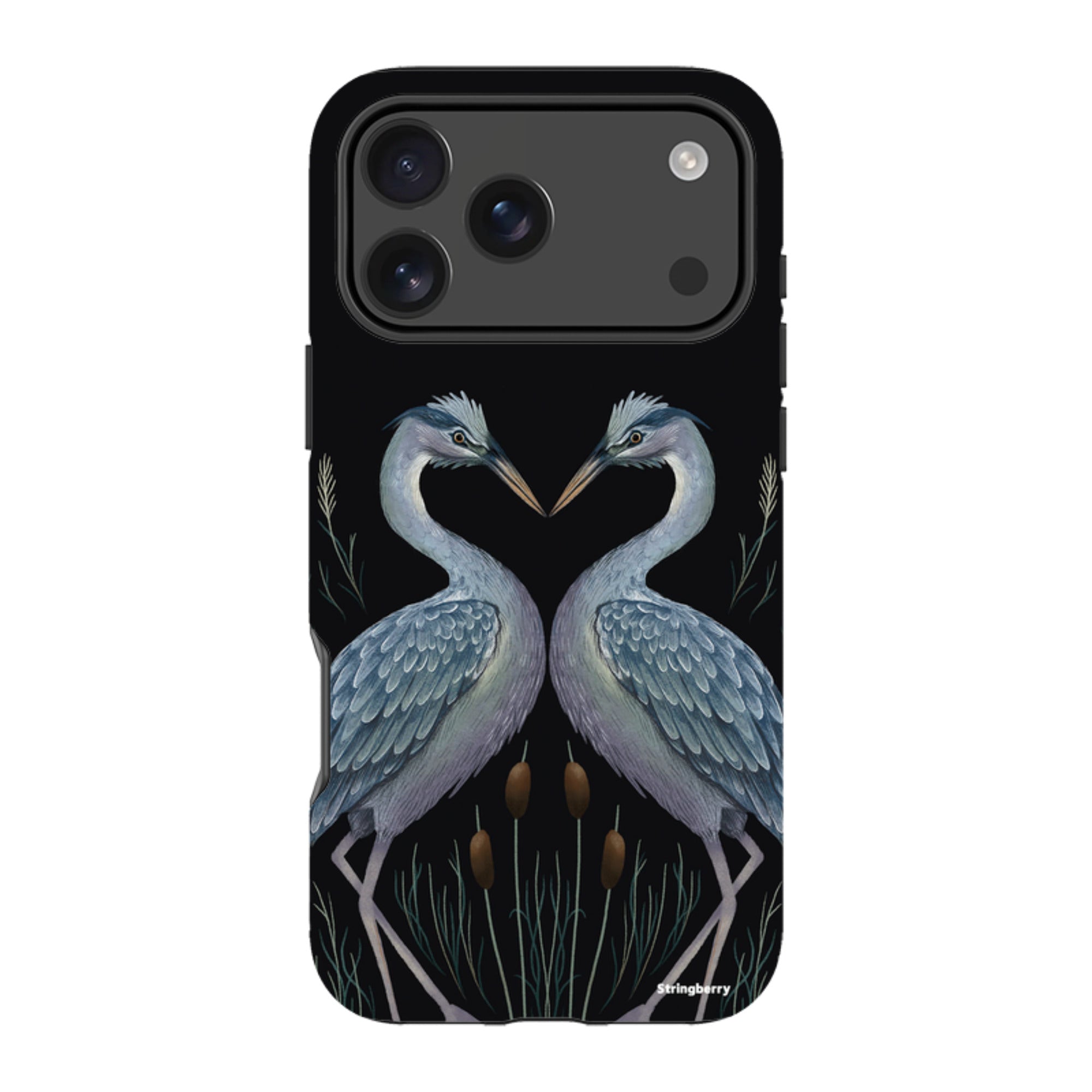 iPhone Tough Case - Heron Pair By Anna Stead