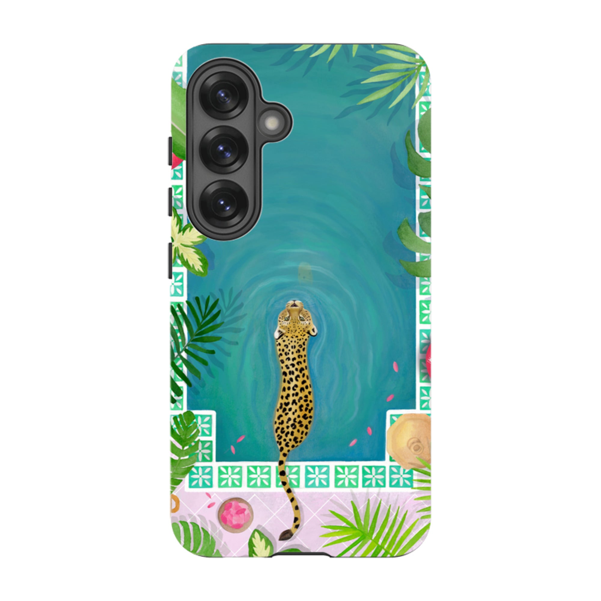Samsung Tough Case - Morocco Pool Leopard By Bex Parkin