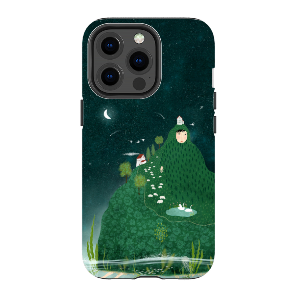iPhone Tough Case - Hill lady By Katherine Quinn