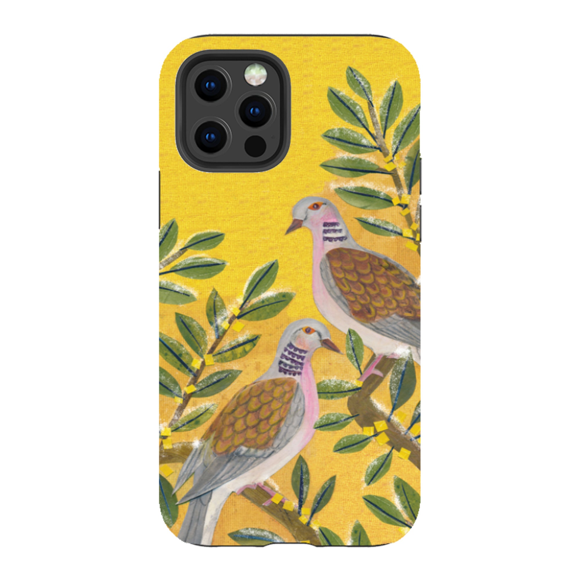 iPhone Tough Case - Two Turtle Doves By Tracey English
