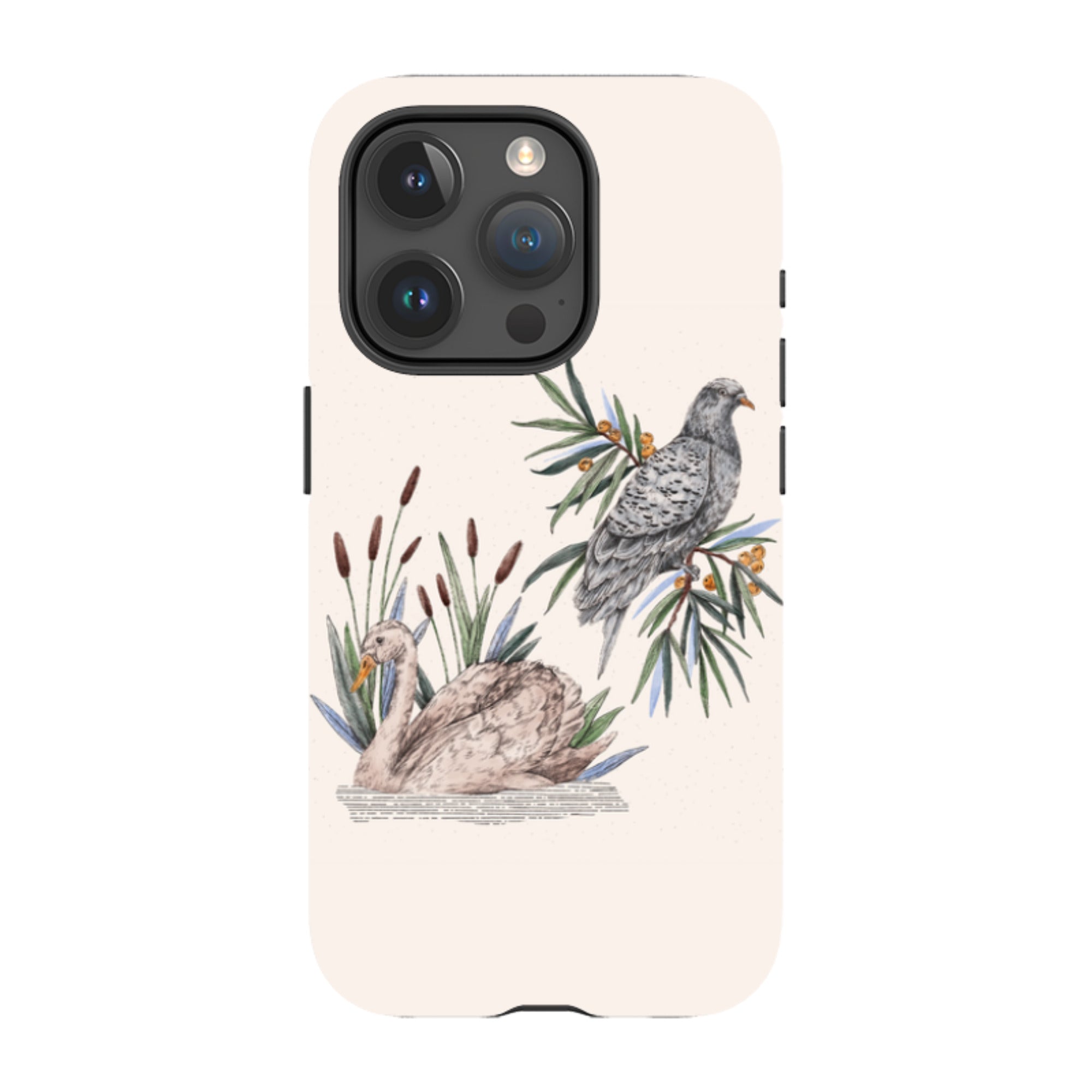 iPhone MagSafe Tough Case -  Swan Pigeon By Jade Mosinski