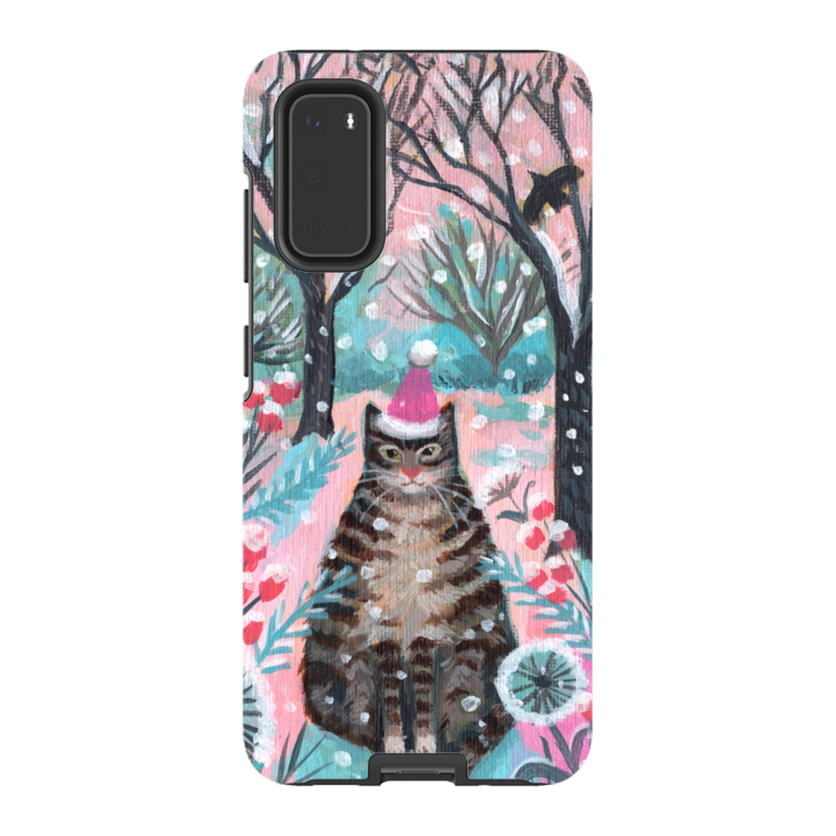 Samsung Tough Case - Snow Tabby By Mary Stubberfield