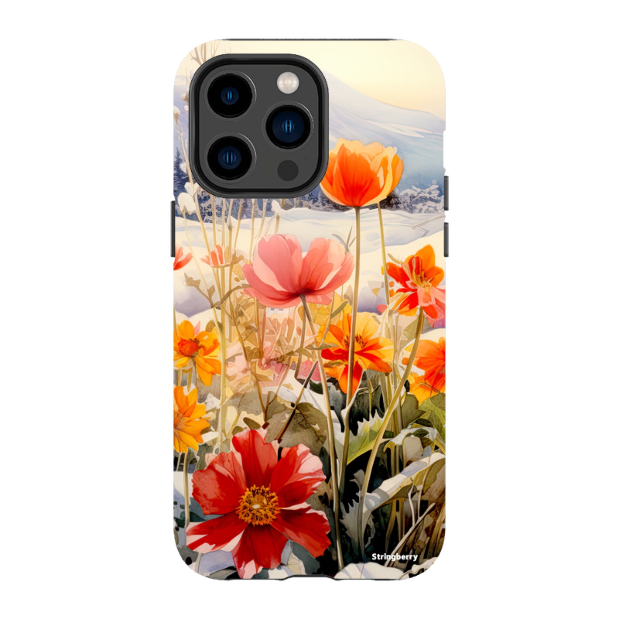 iPhone MagSafe Tough Case -  Winter Wild Flowers II