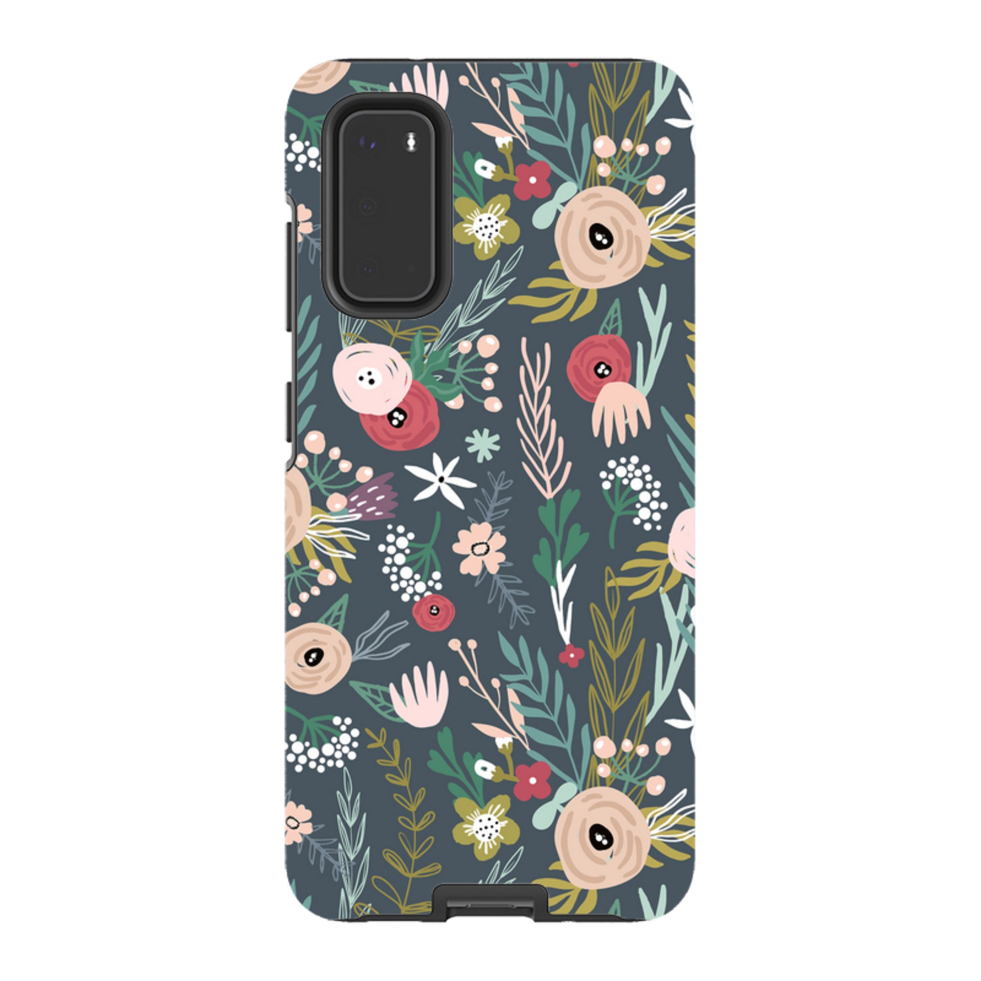 Samsung Tough Case - Winter Scandi Floral