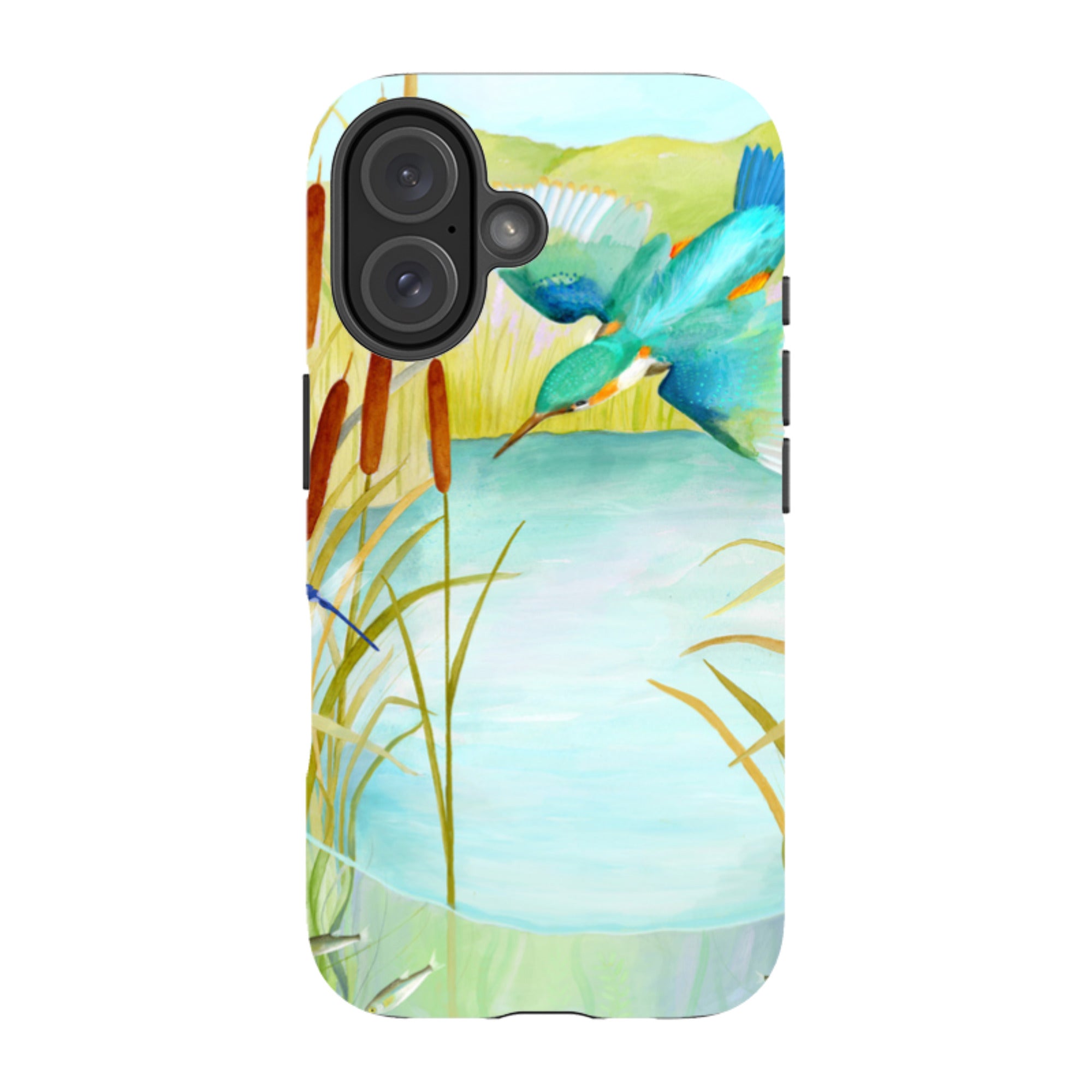 iPhone Tough Case - Kingfisher By Bex Parkin