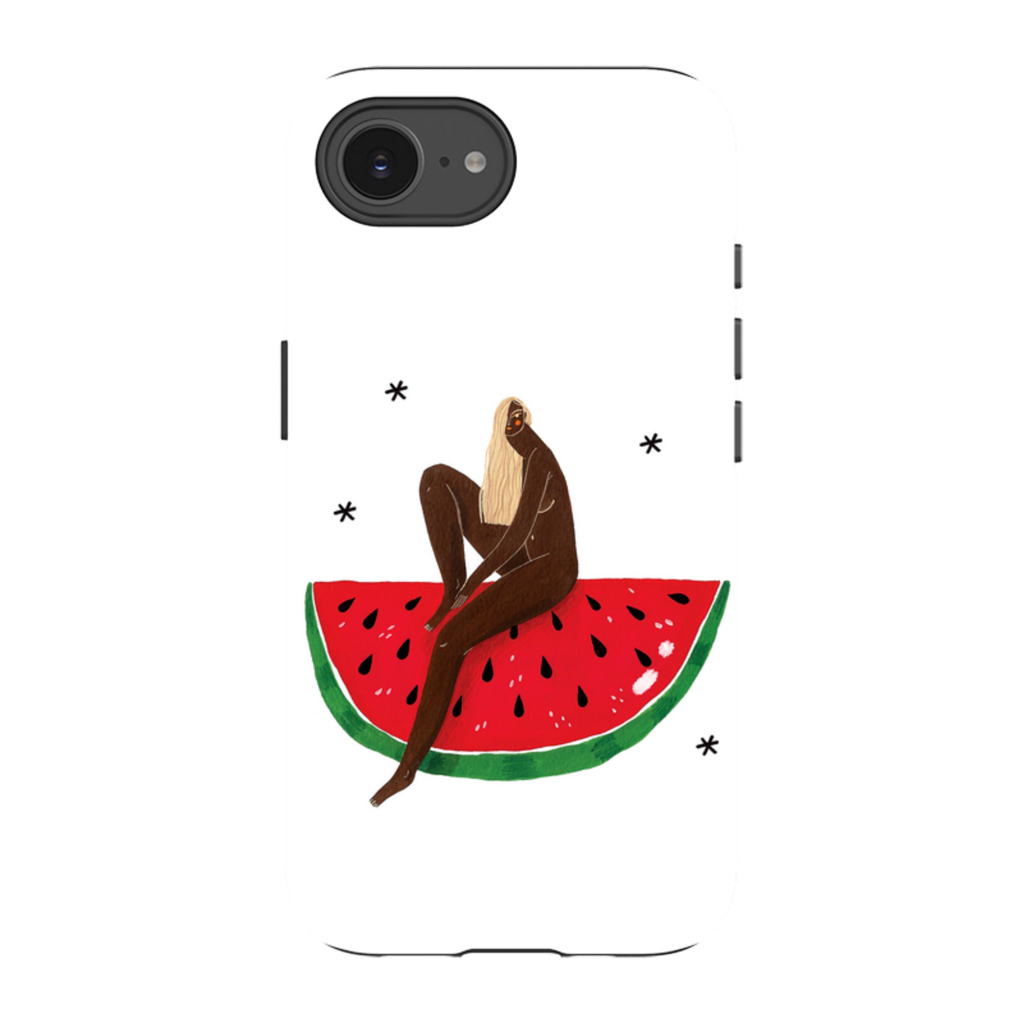 iPhone Tough Case - Watermelon Girl By Madalina Andronic