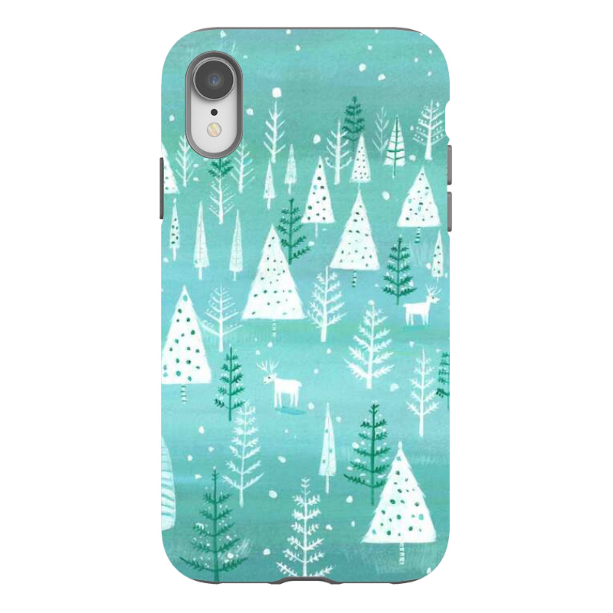 iPhone Tough Case - Teal Tundra By Mary Stubberfield