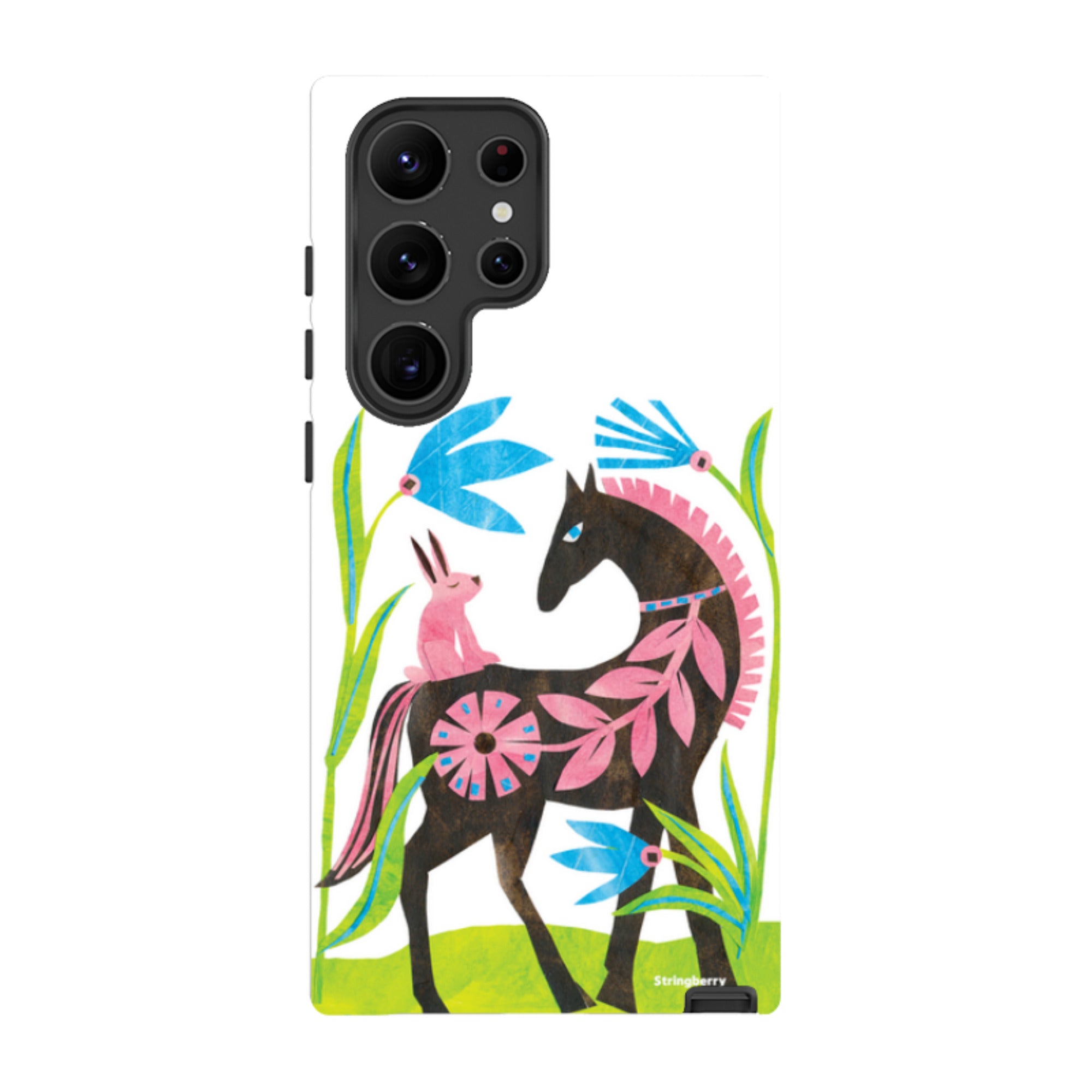 Samsung Tough Case - Folk Horse And Bunny By Tracey English