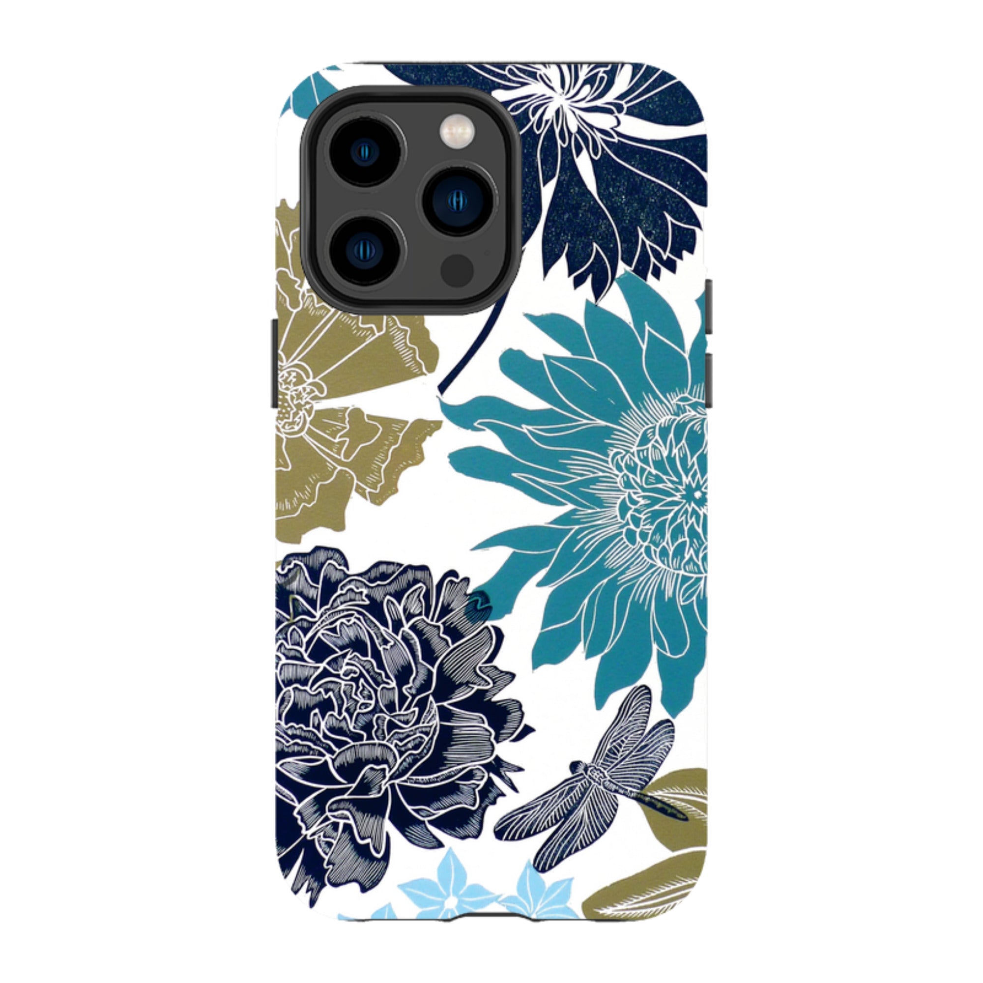 iPhone Tough Case - Cottage Garden Drangonfly By Kate Heiss