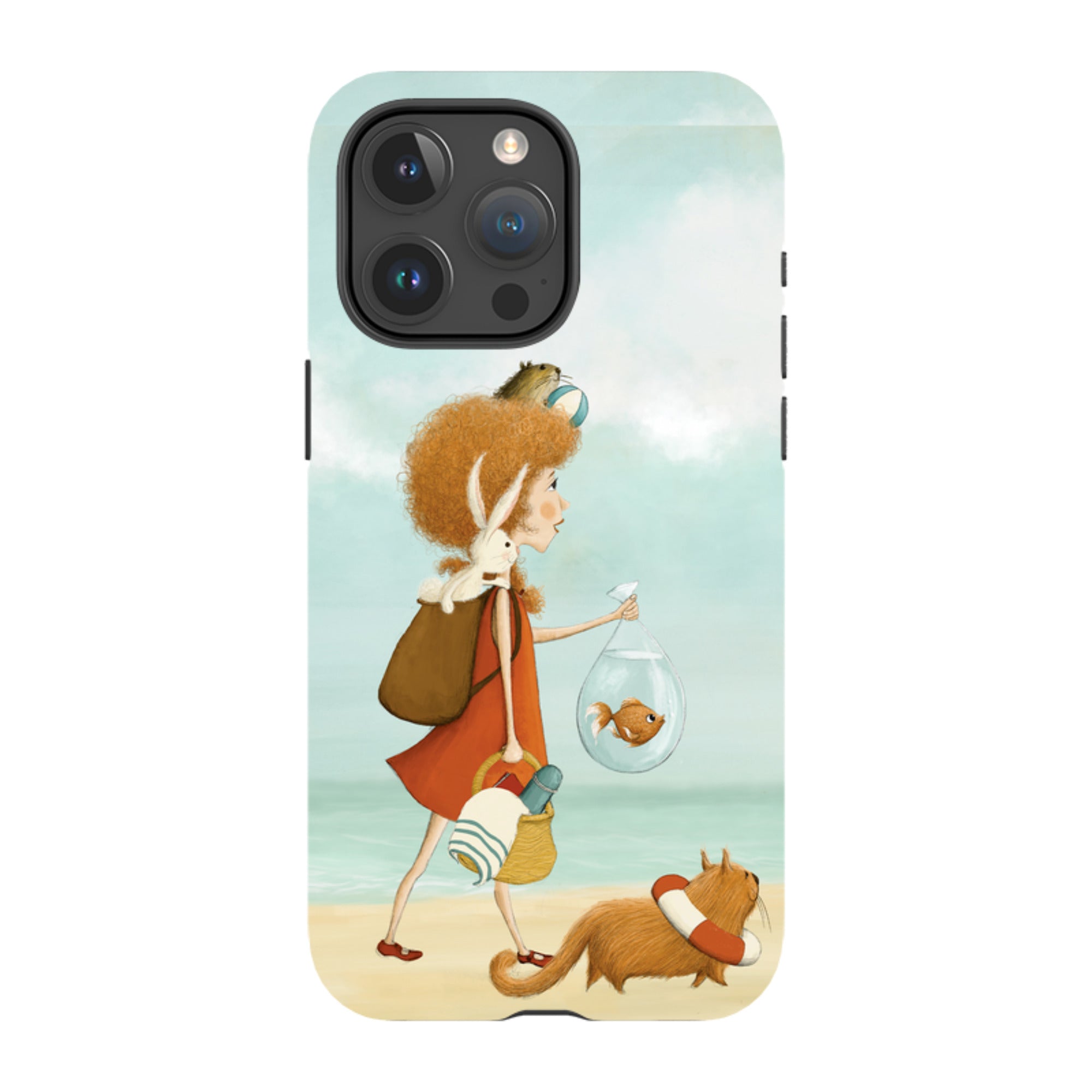 iPhone MagSafe Tough Case - On Vacation By Maja Lindberg