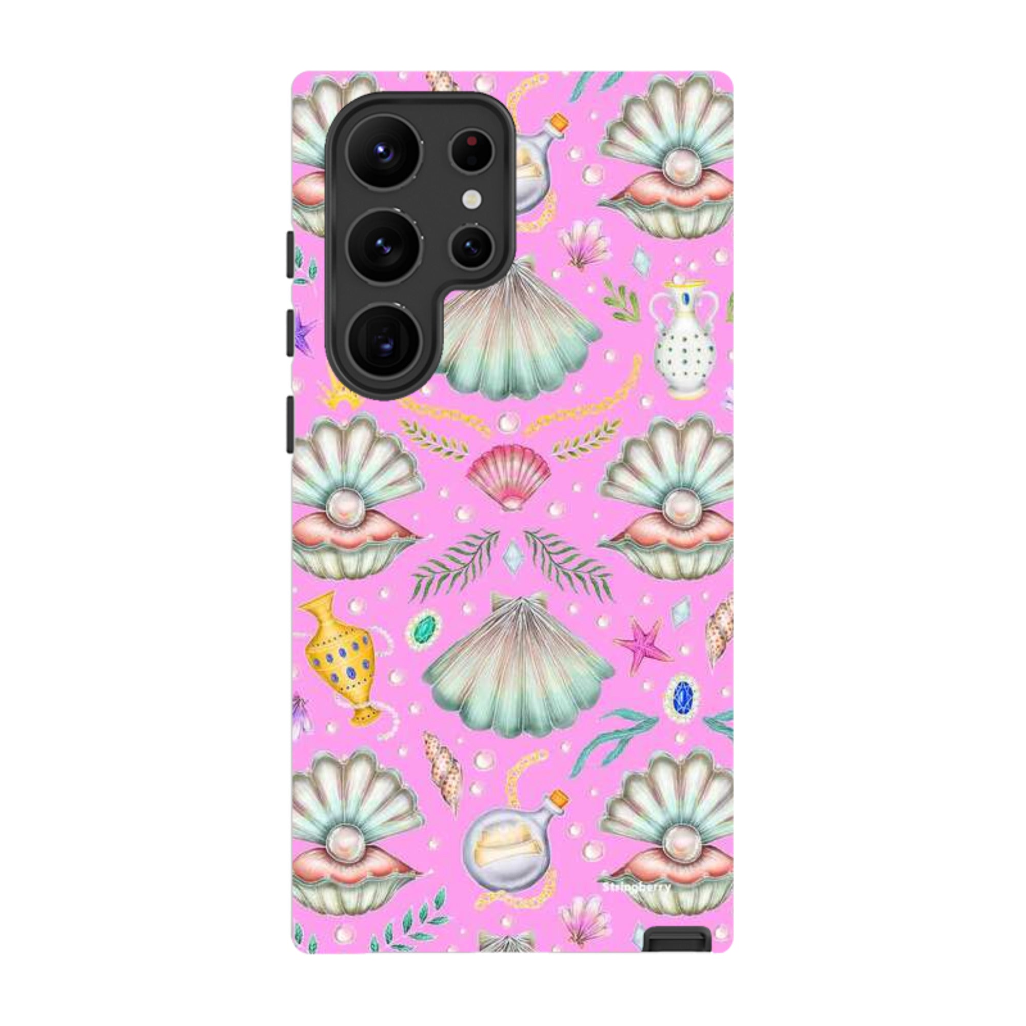 Samsung Tough Case - Pearl's Fantasy Candy Pink By Catherine Rowe