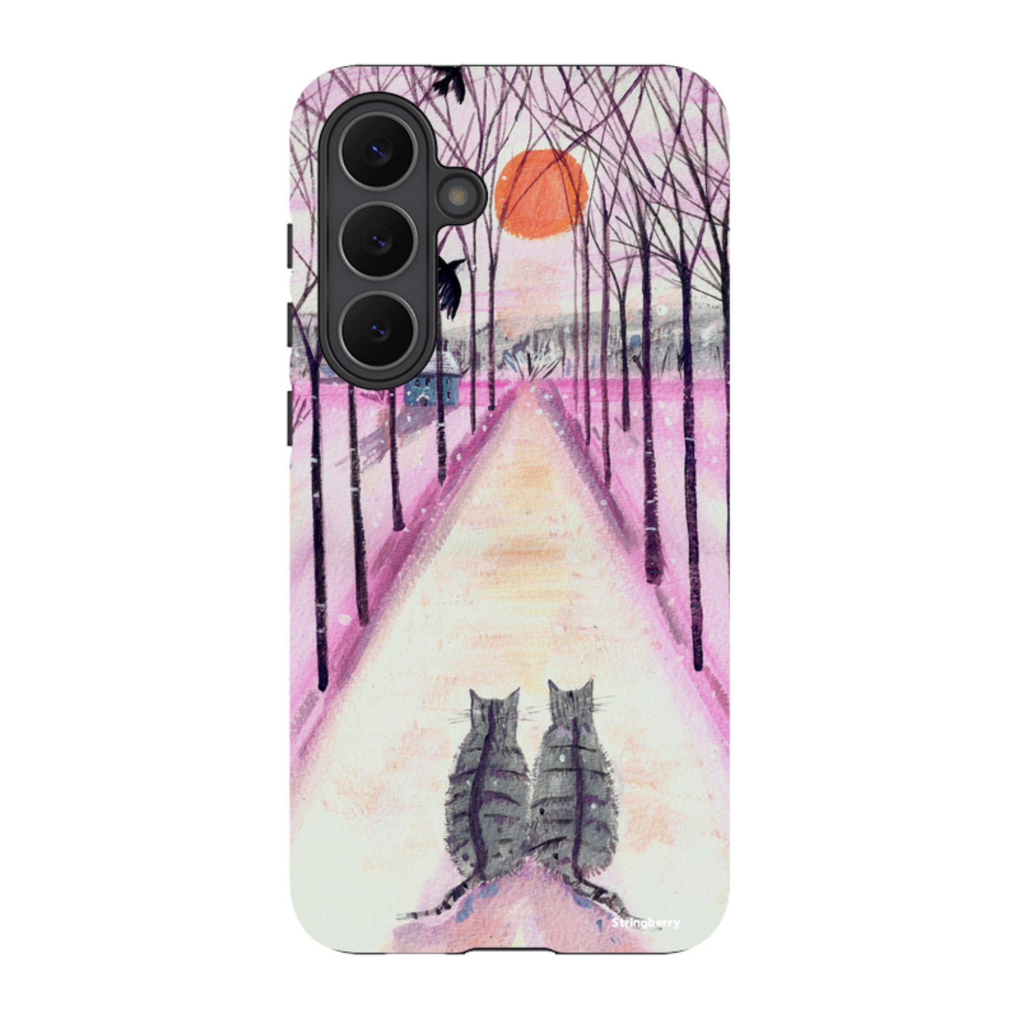 Samsung Tough Case - Winter Cats By Mary Stubberfield