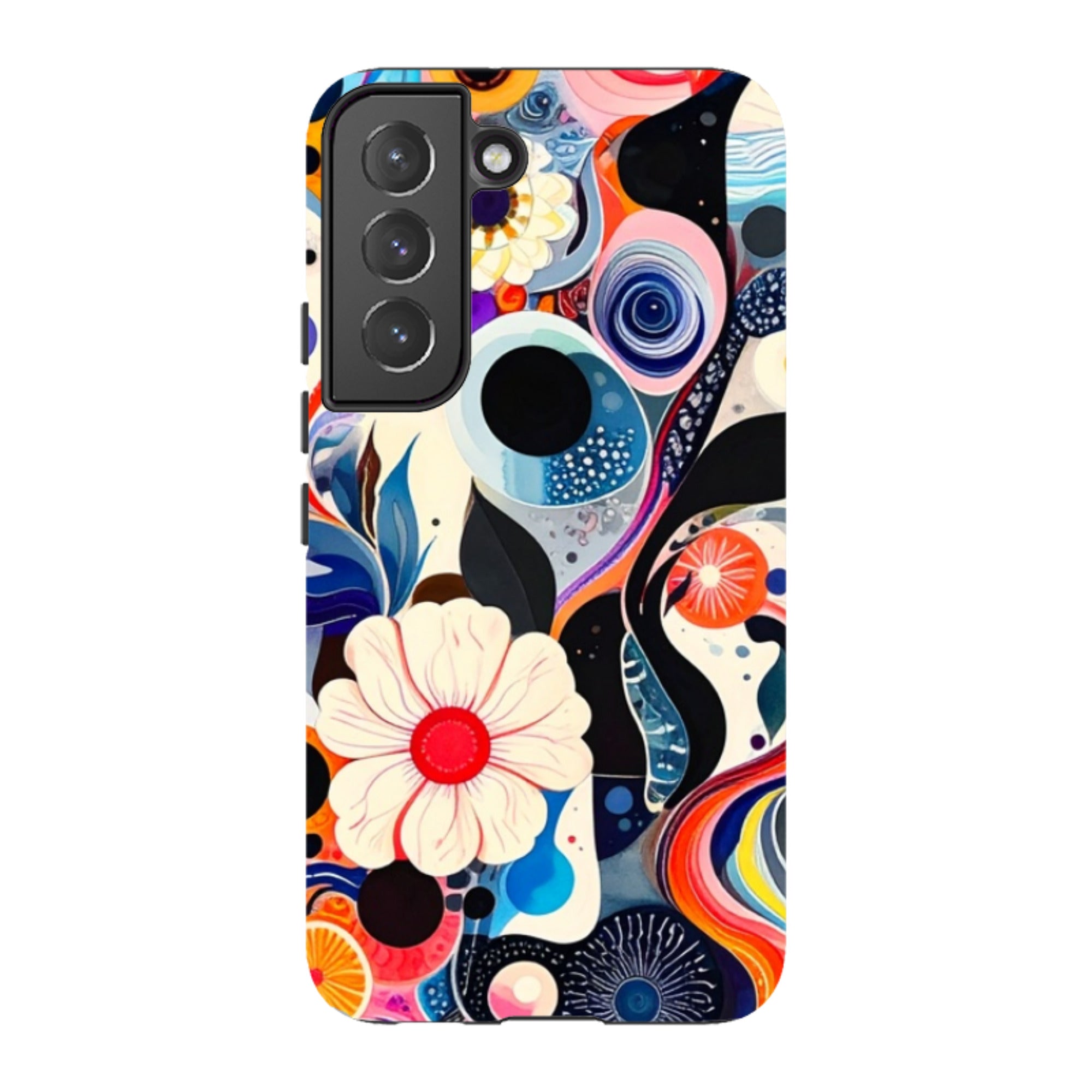 Samsung Tough Case - Floral Marble