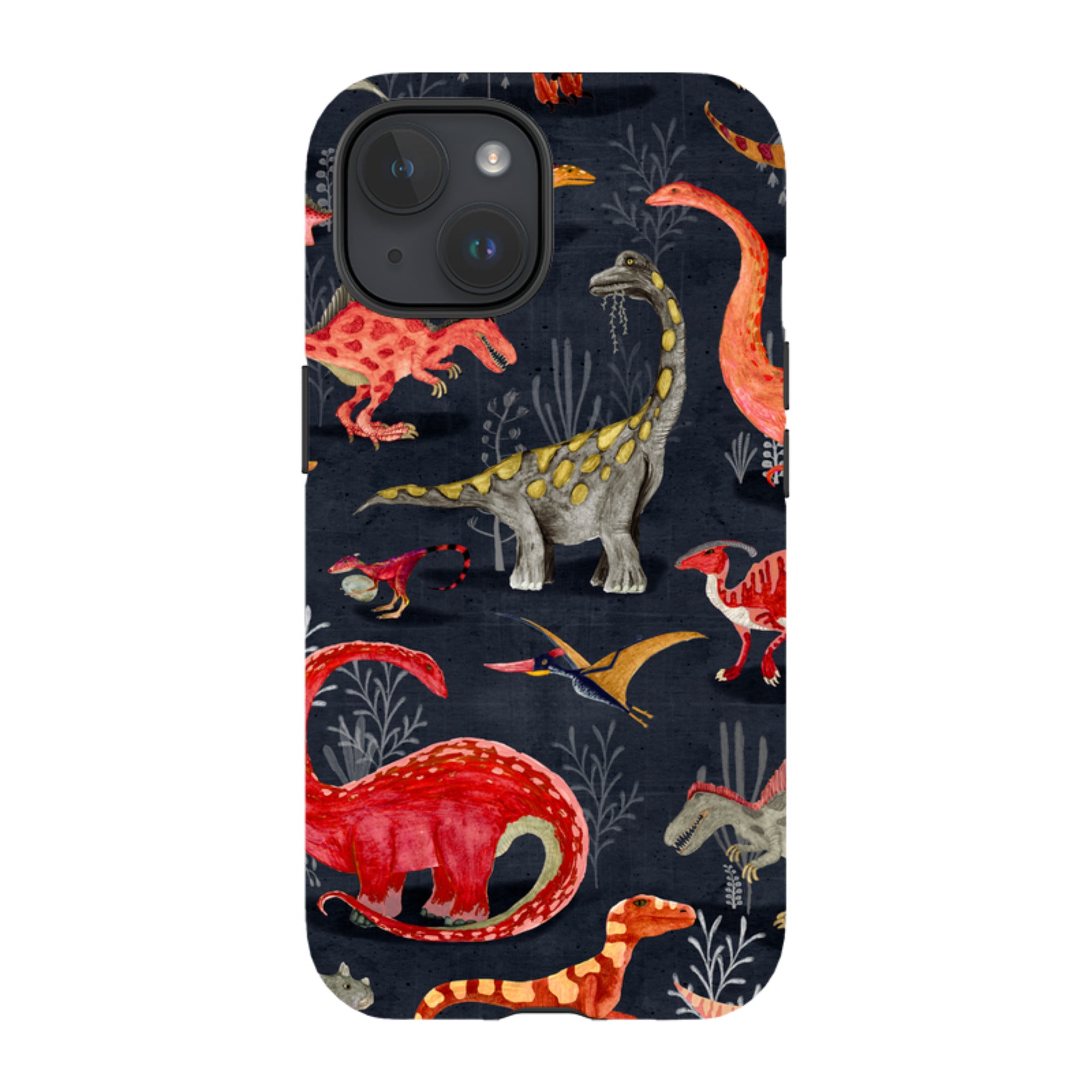 iPhone MagSafe Tough Case - Parisian Dinosaurs By Katherine Quinn