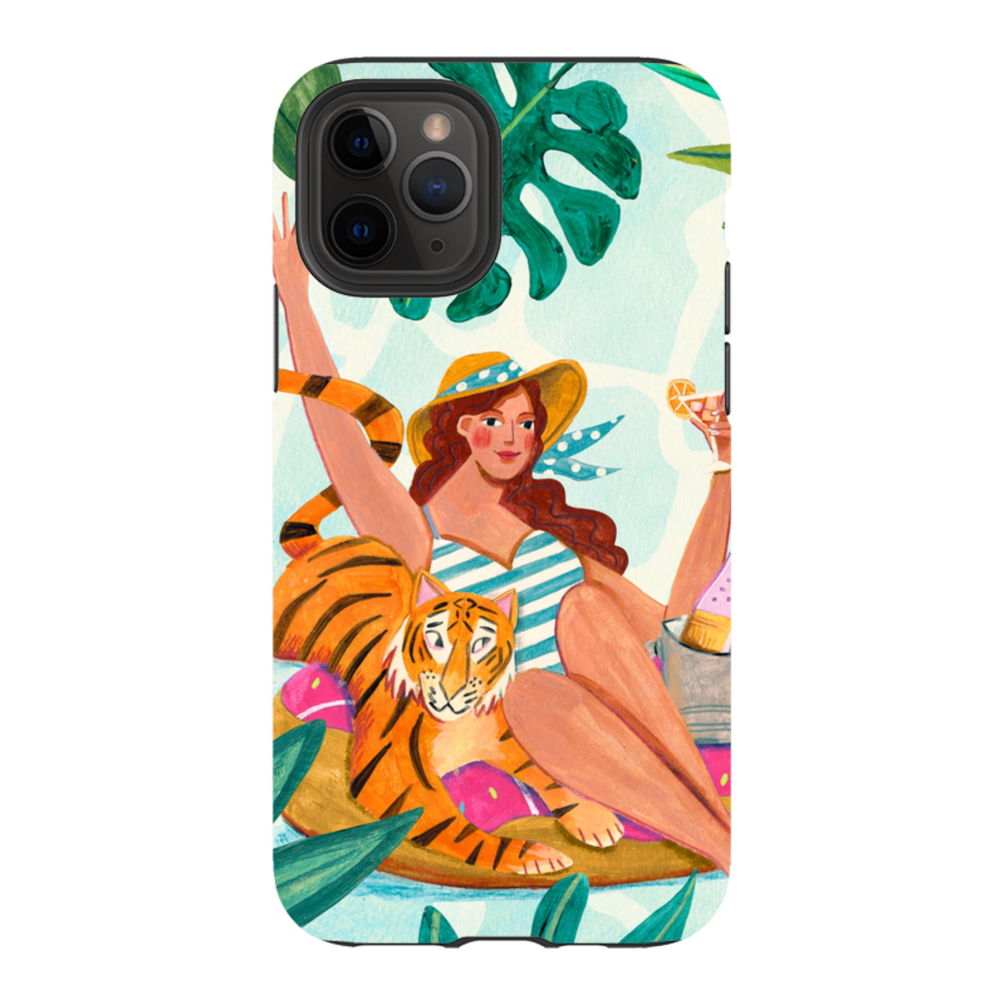 iPhone Tough Case - Pool By Caroline Bonne Muller