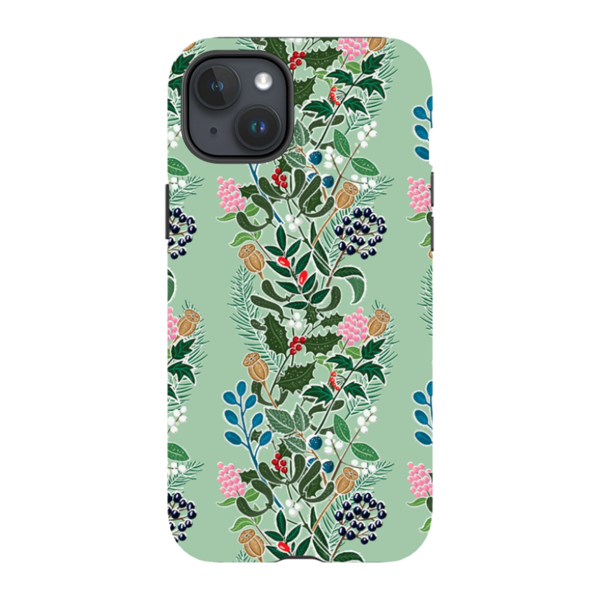iPhone Tough Case - Winter Hedge-1 By kate Heiss
