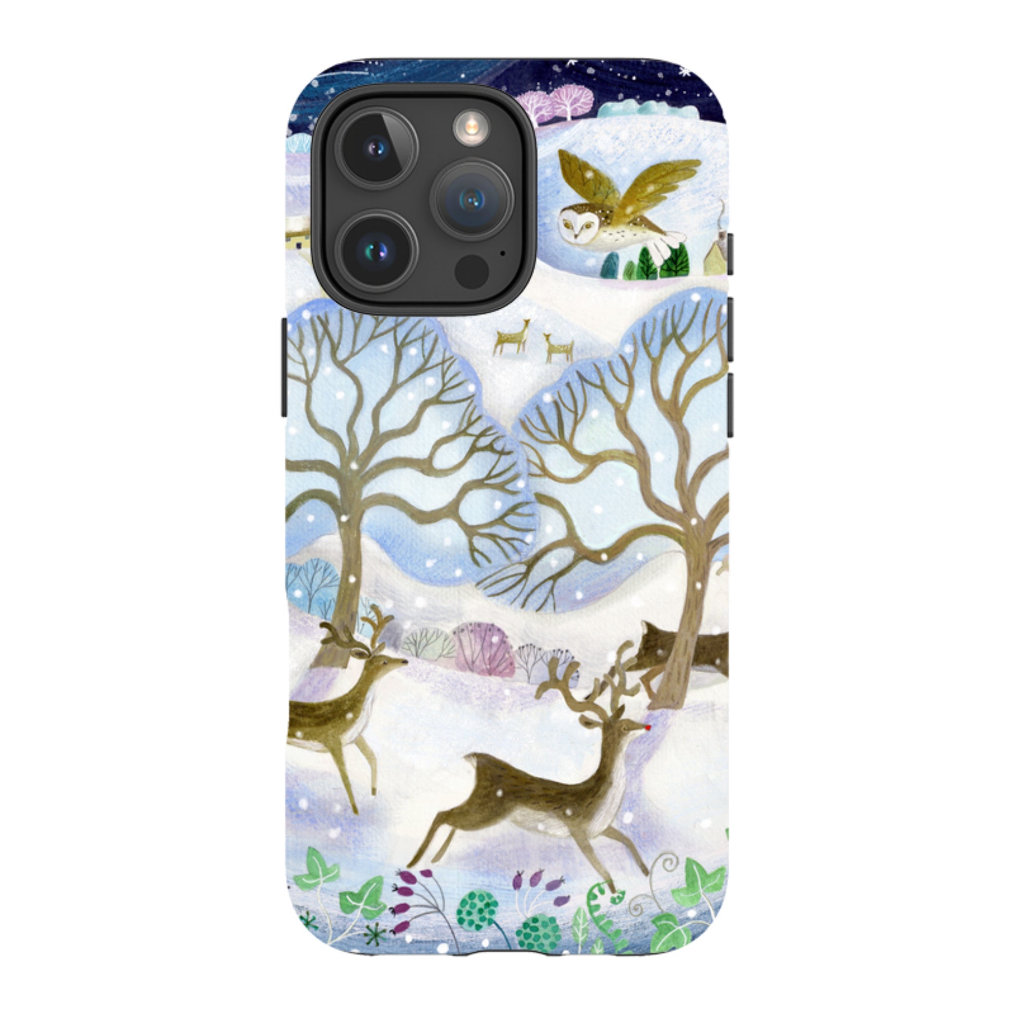 iPhone MagSafe Tough Case -  Winter Deer By Bex Parkin