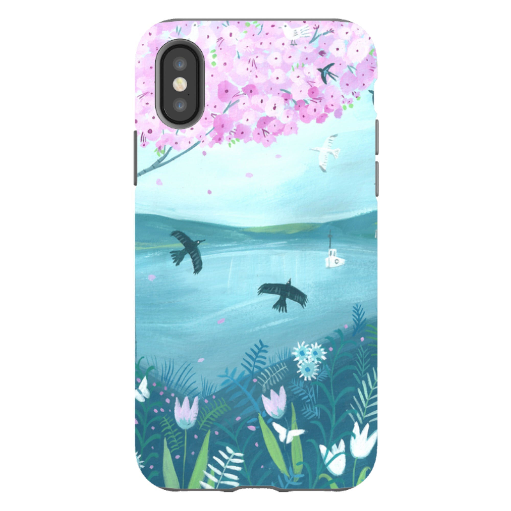 iPhone Tough Case - Blossom Tree By Mary Stubberfield
