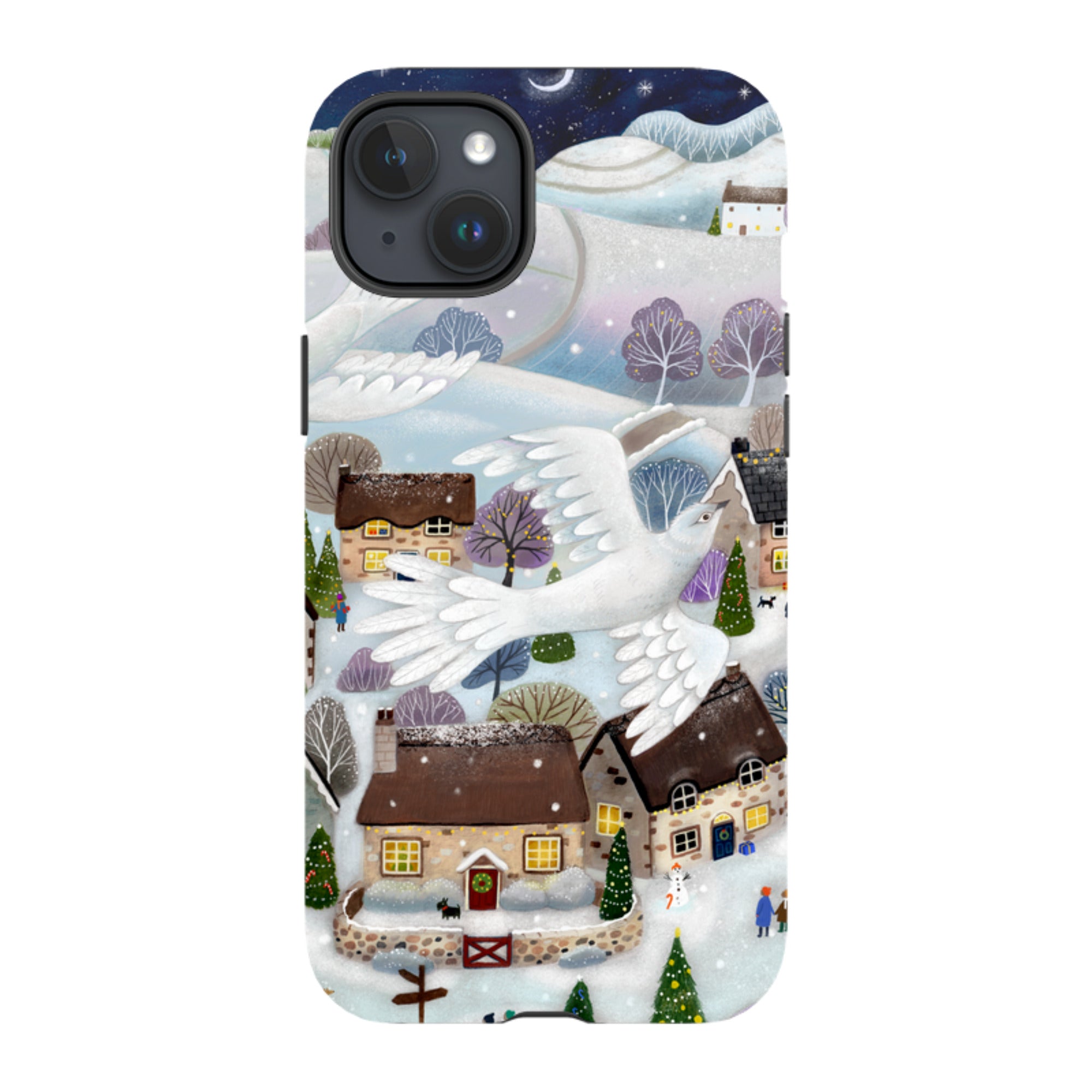 iPhone Tough Case - Advent Doves By Bex Parkin