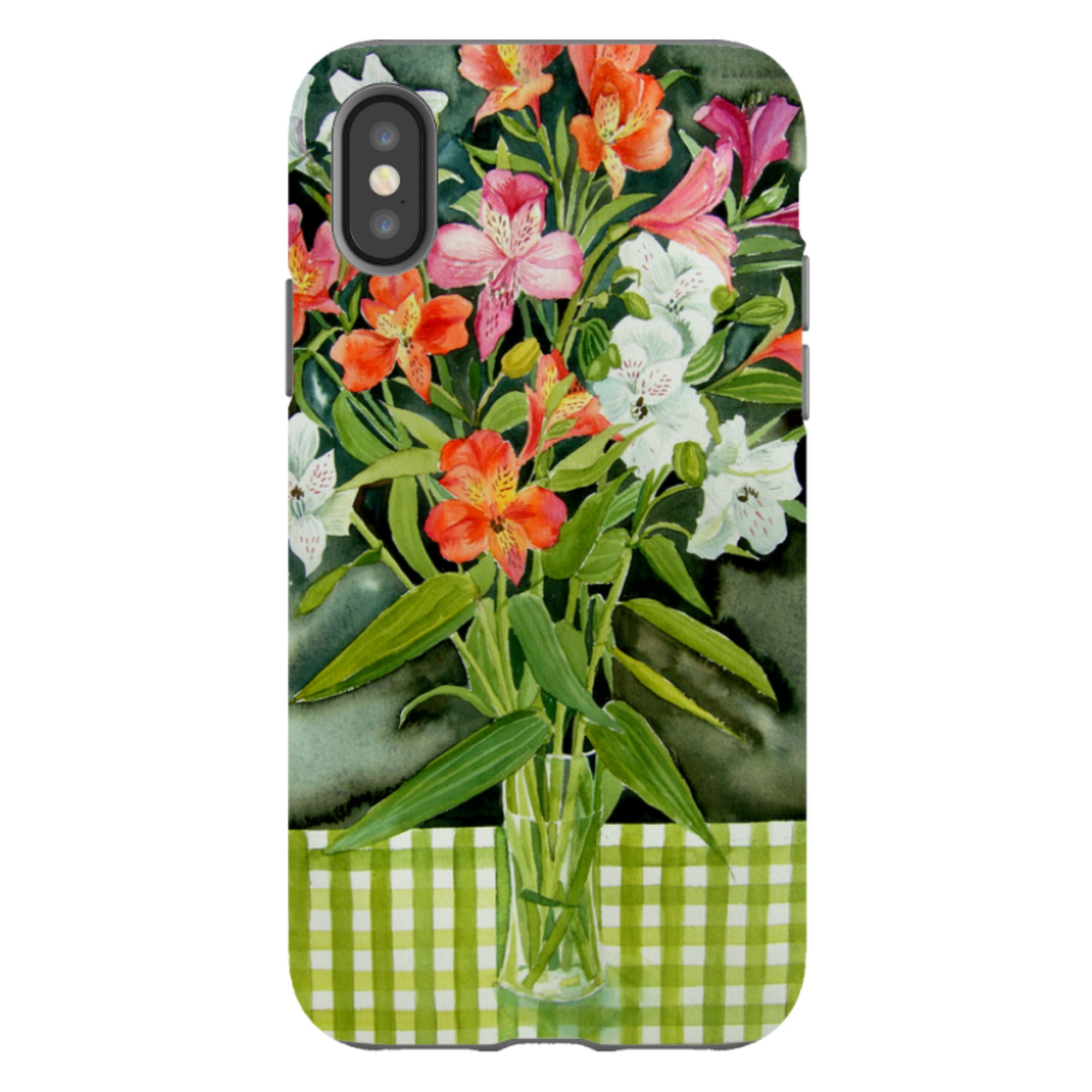 iPhone Tough Case - Fresias By Mary Stubberfield