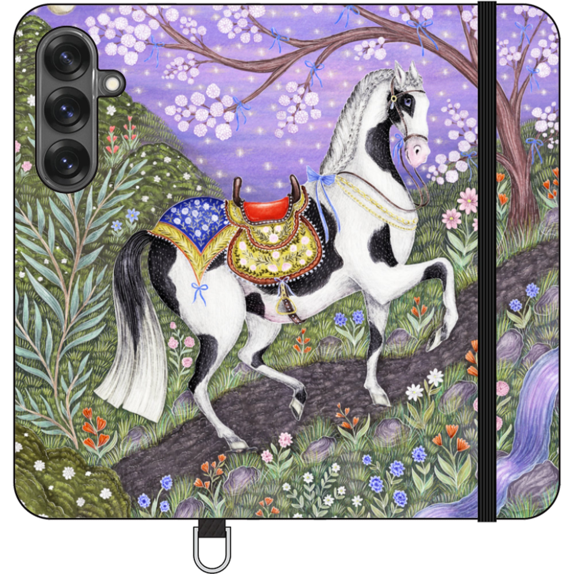 Sunset Steed Wallet Case By Catherine Rowe