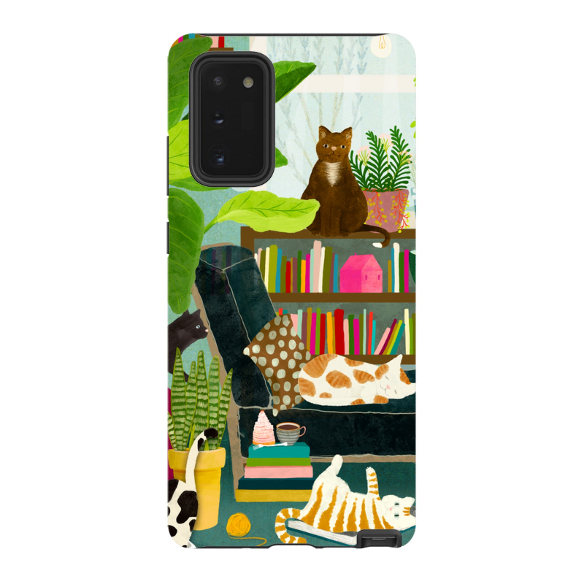 Samsung Tough Case - Cat Library By Katherine Quinn