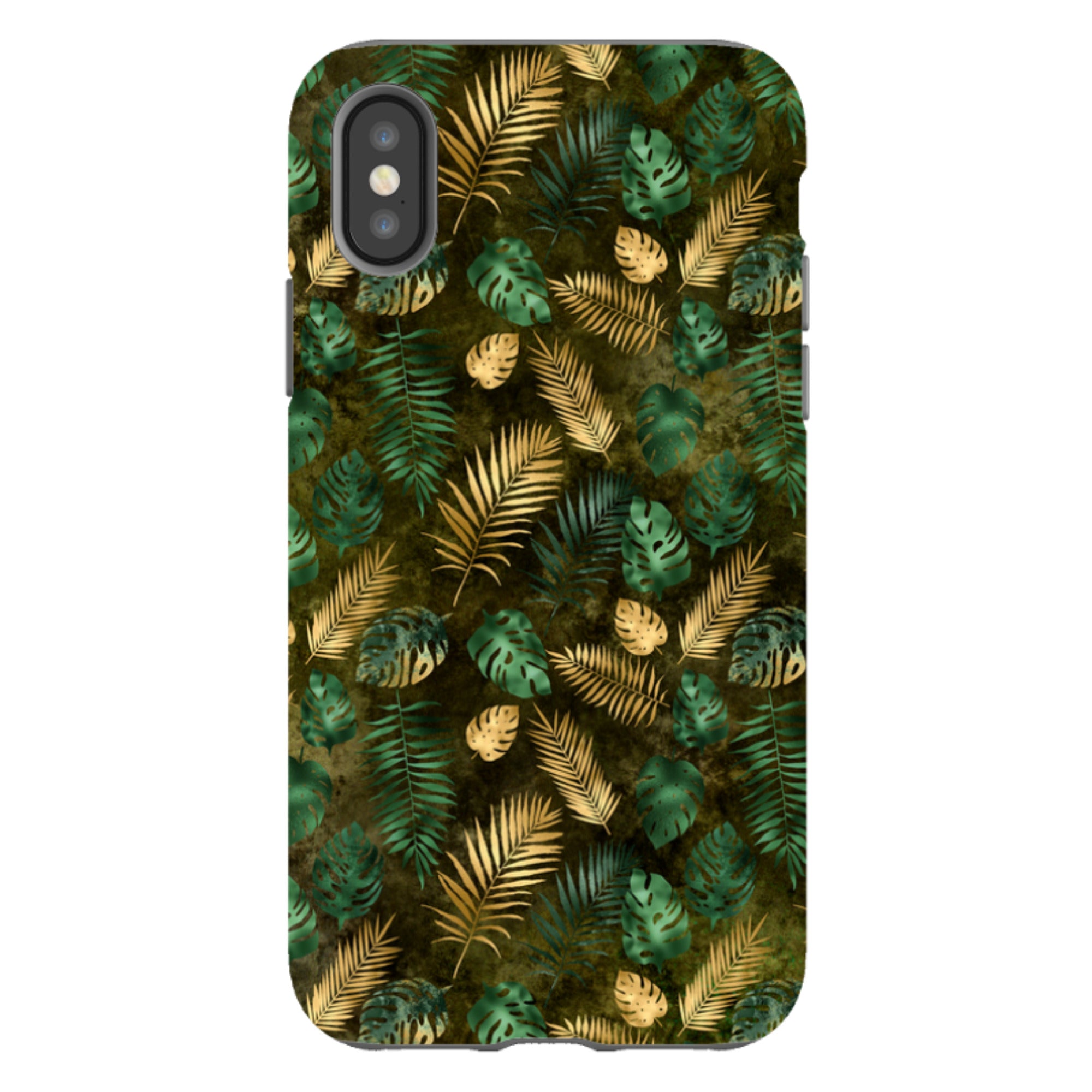 iPhone Tough Case - Feather Greens