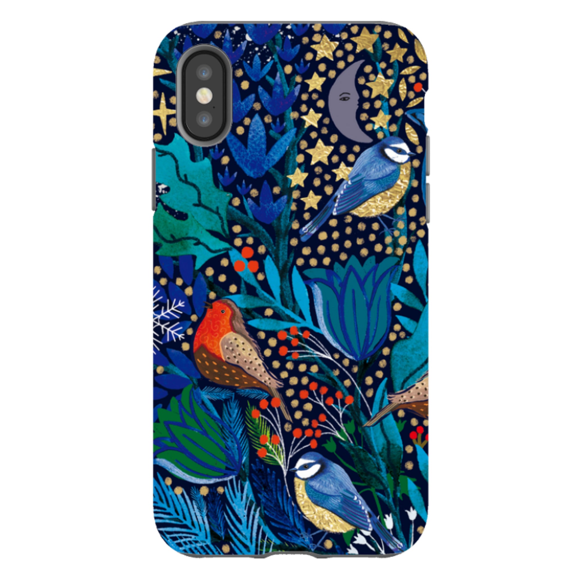 iPhone Tough Case - Xmas Robin I By Emma Frances Grant