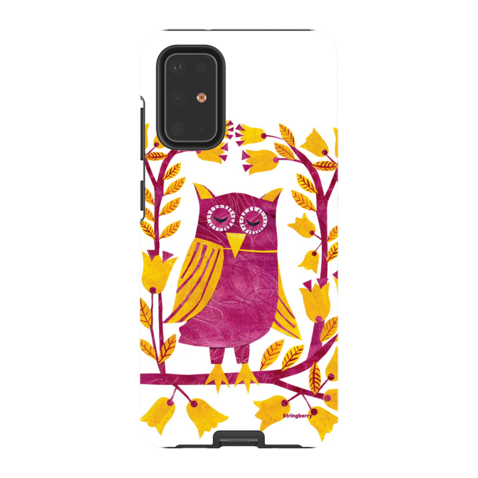 Samsung Tough Case - Folk Owl By Tracey English