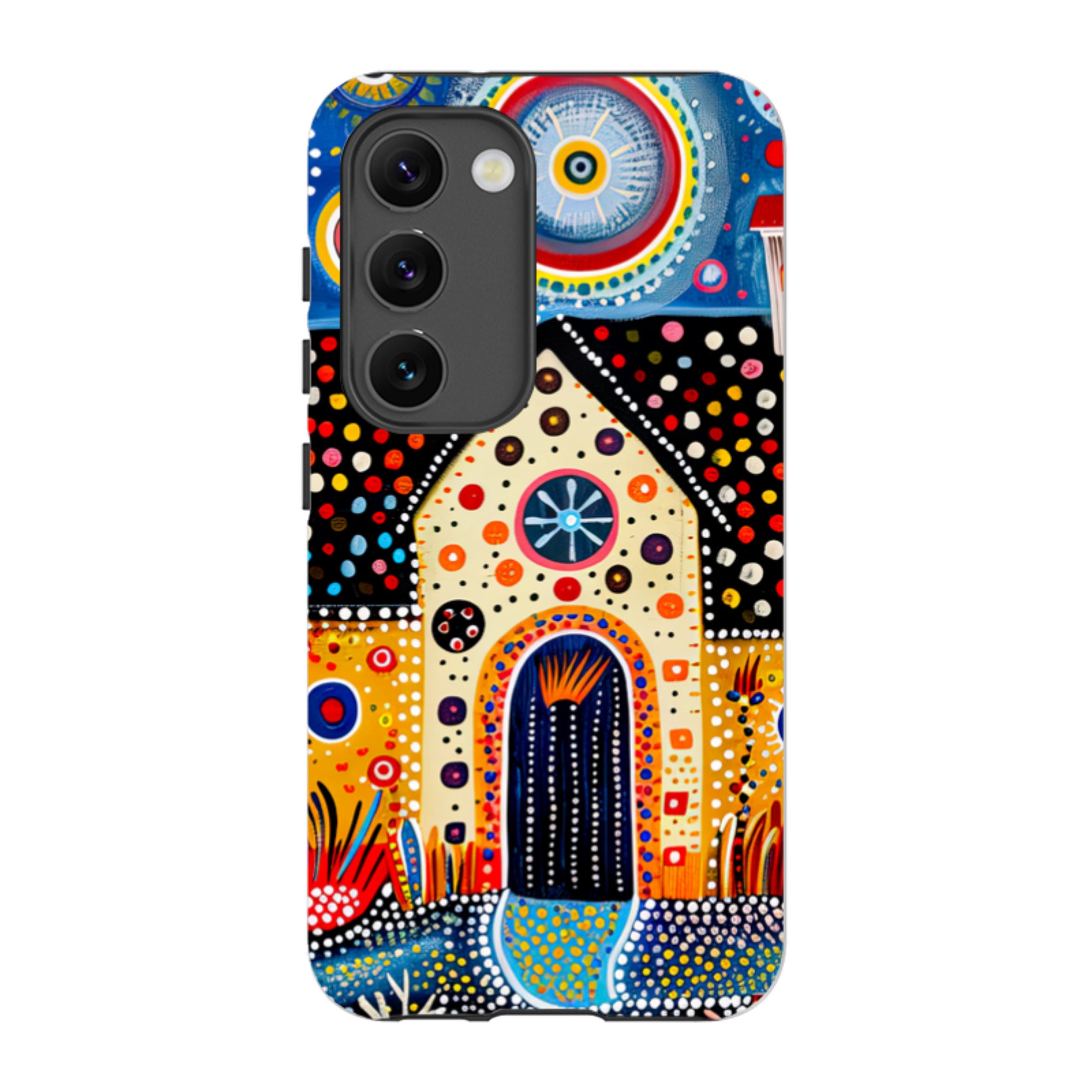 Samsung Tough Case - Folk Art House IX
