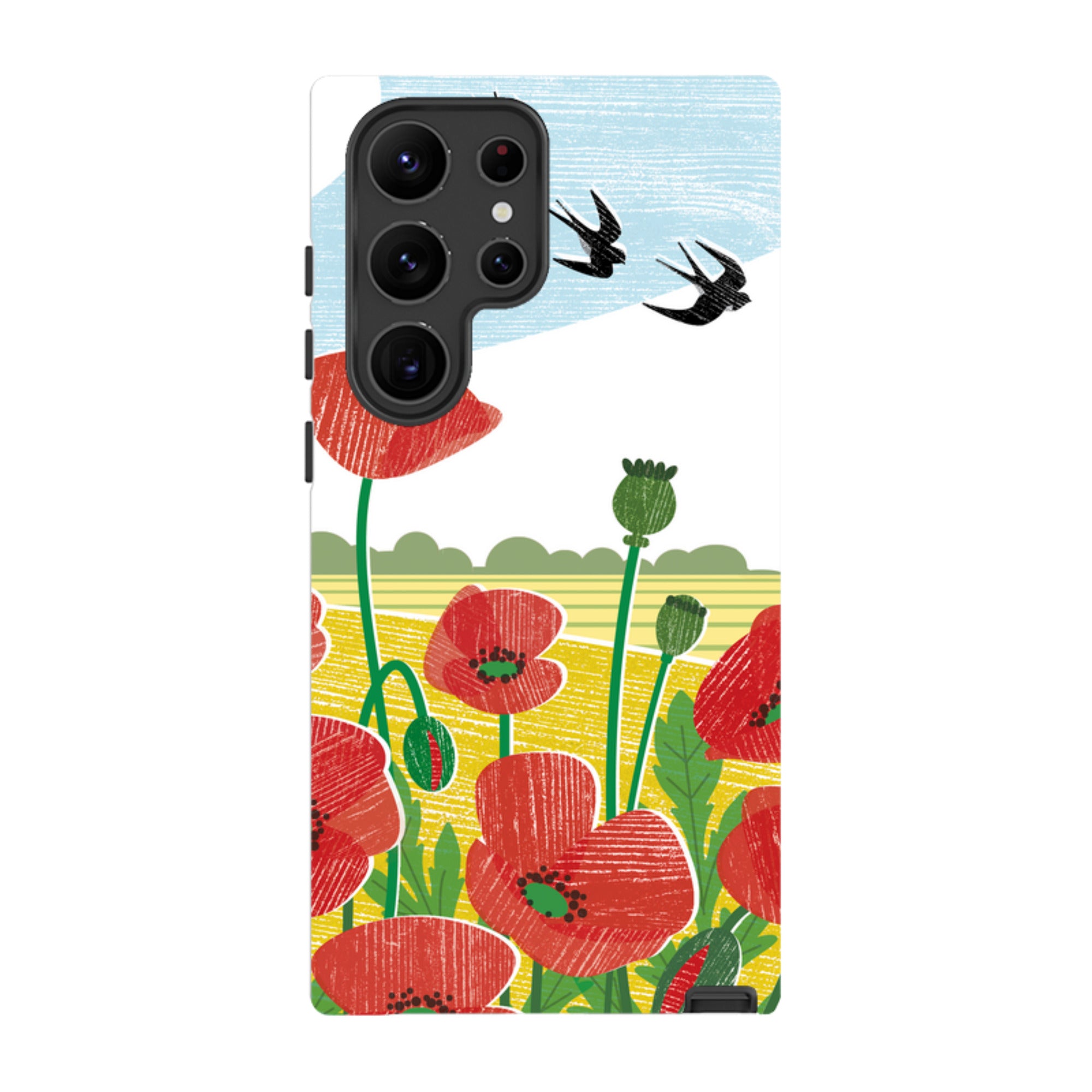 Samsung Tough Case - Poppy Fields By Liane Payne