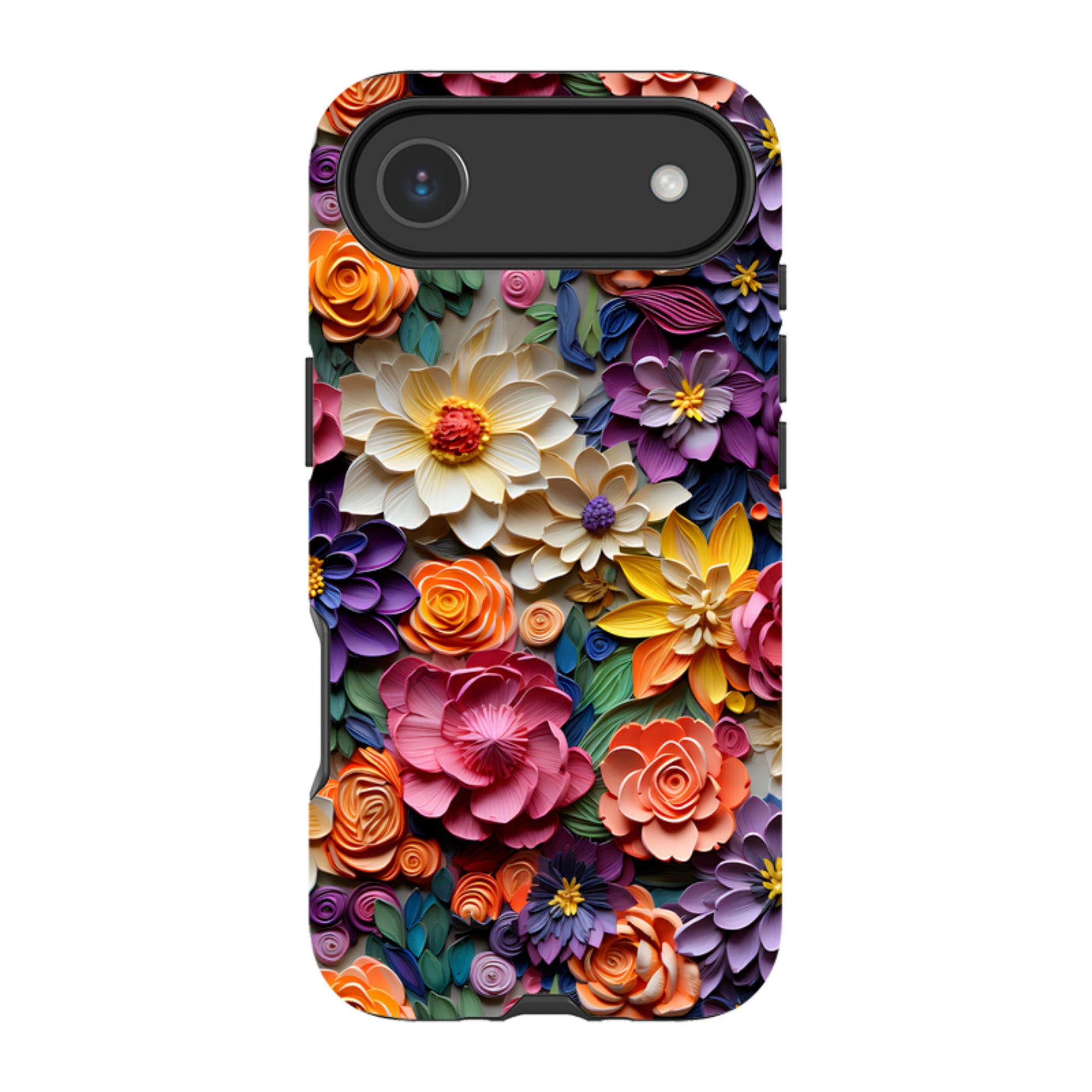 iPhone Tough Case -Violet Floral