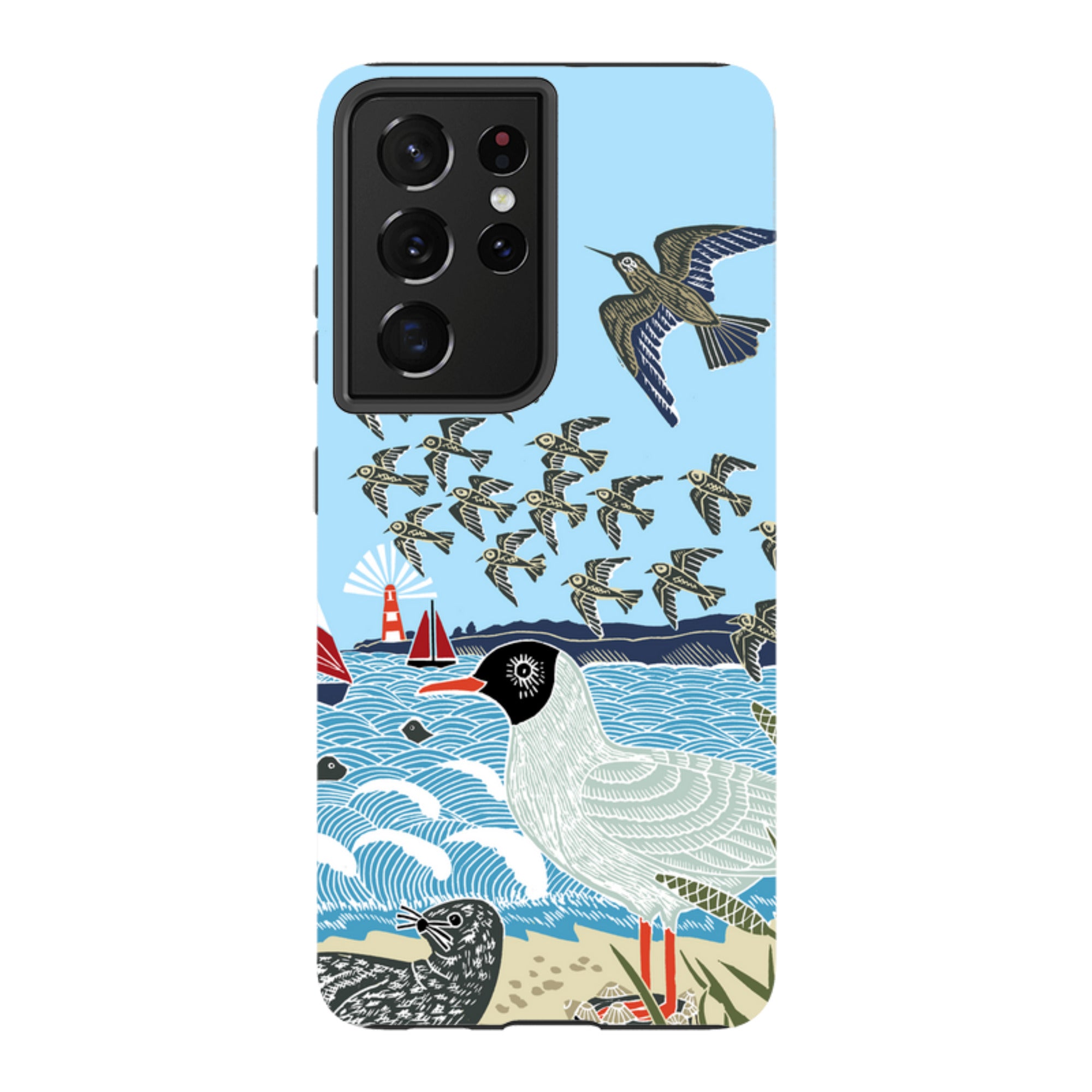 Samsung Tough  Case - Seagulls And Seals By Kate heiss