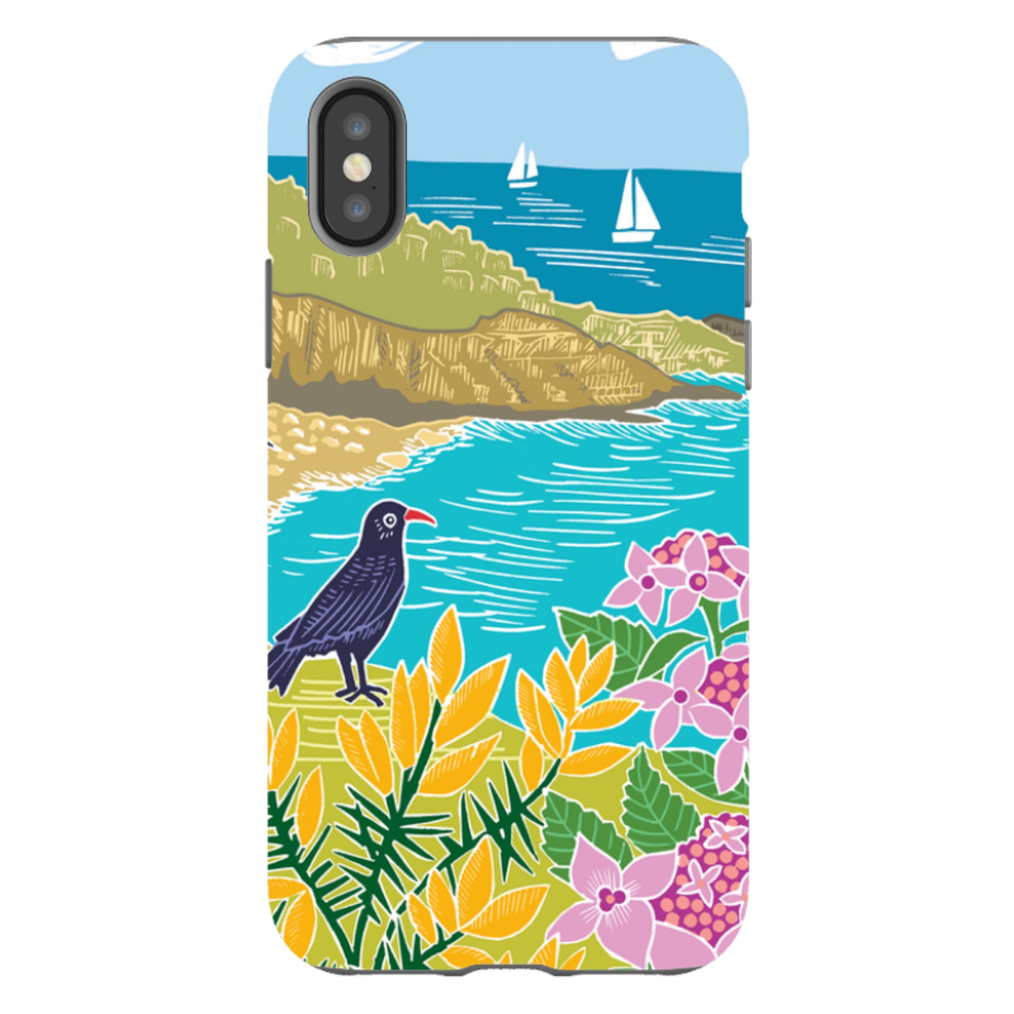 iPhone Tough Case - Porthgwarra Walk By Kate Heiss