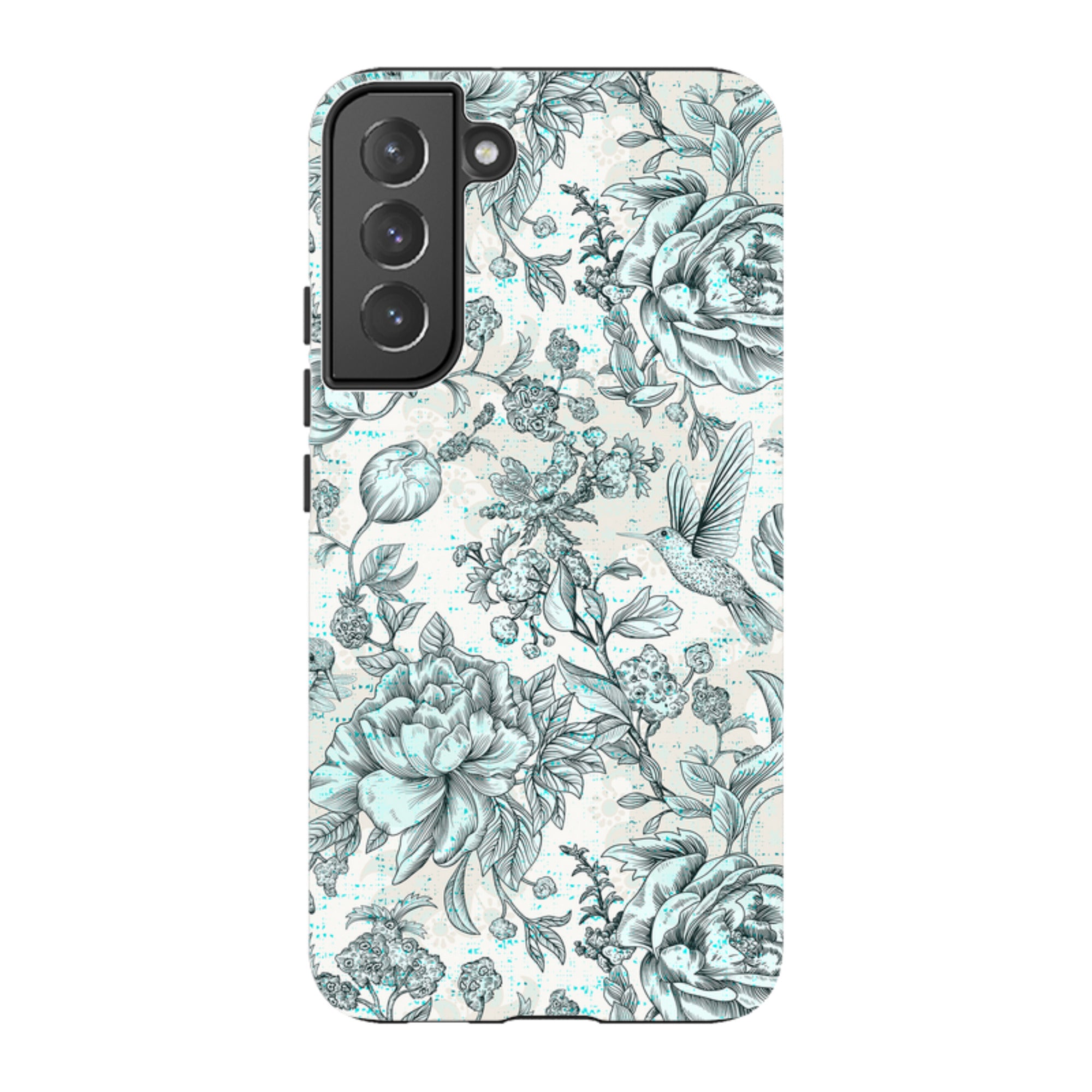 Samsung Tough Case - Blue peonies