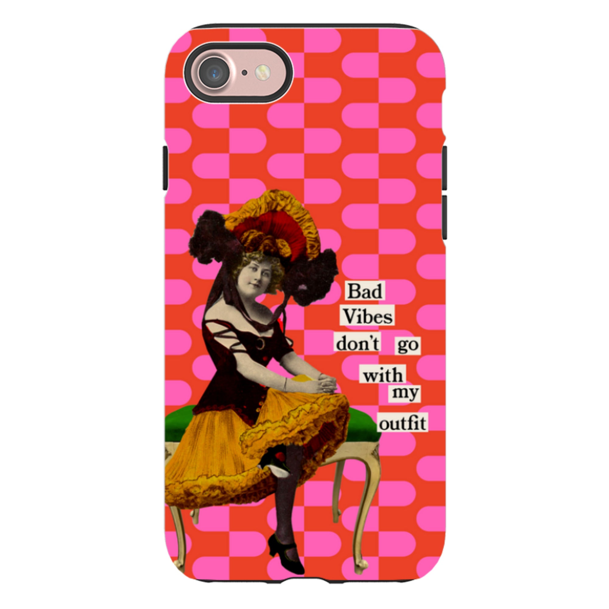 iPhone Tough Case - Bad Vibes By Clare Jordan